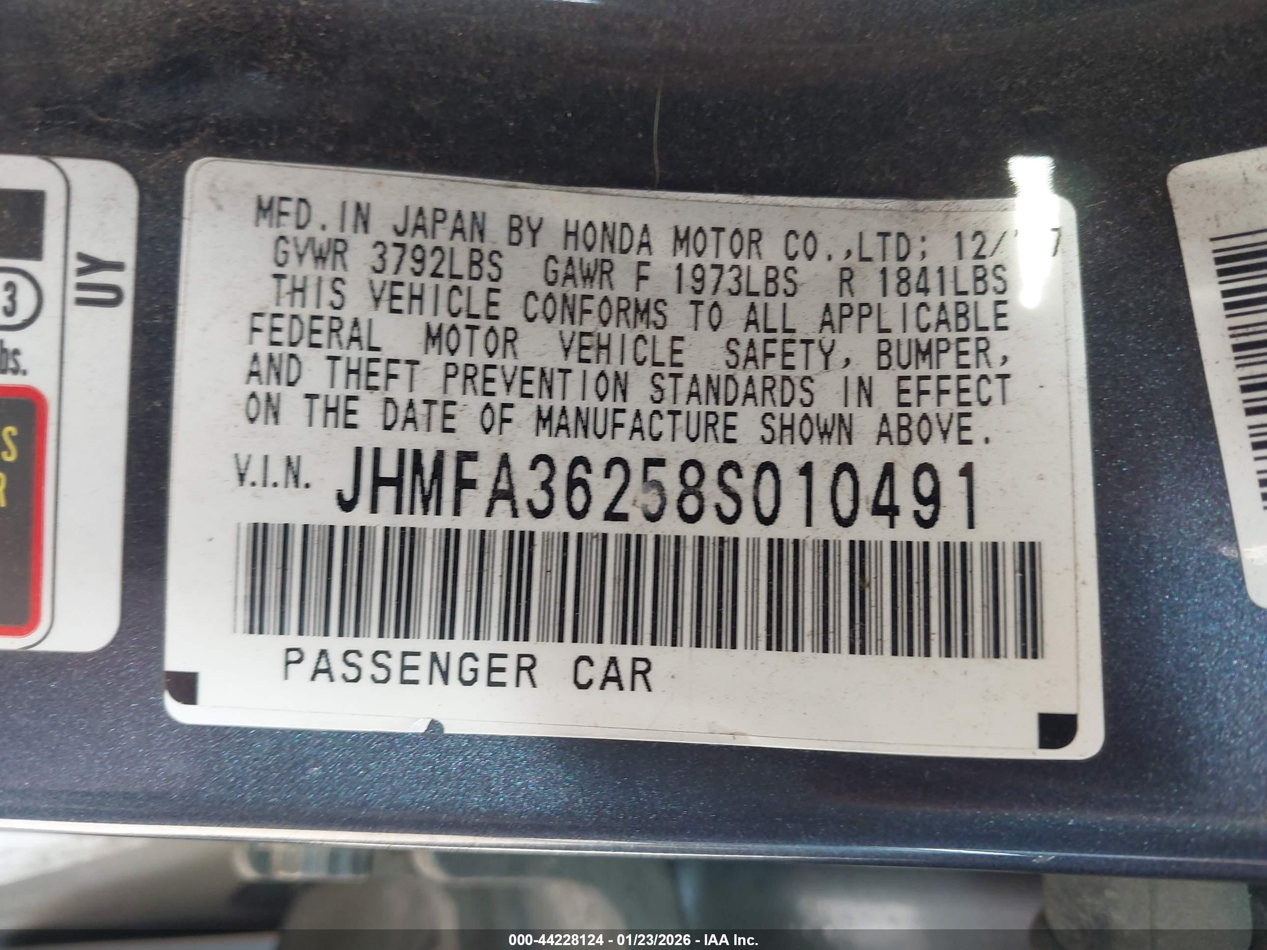 HONDA CIVIC image 9