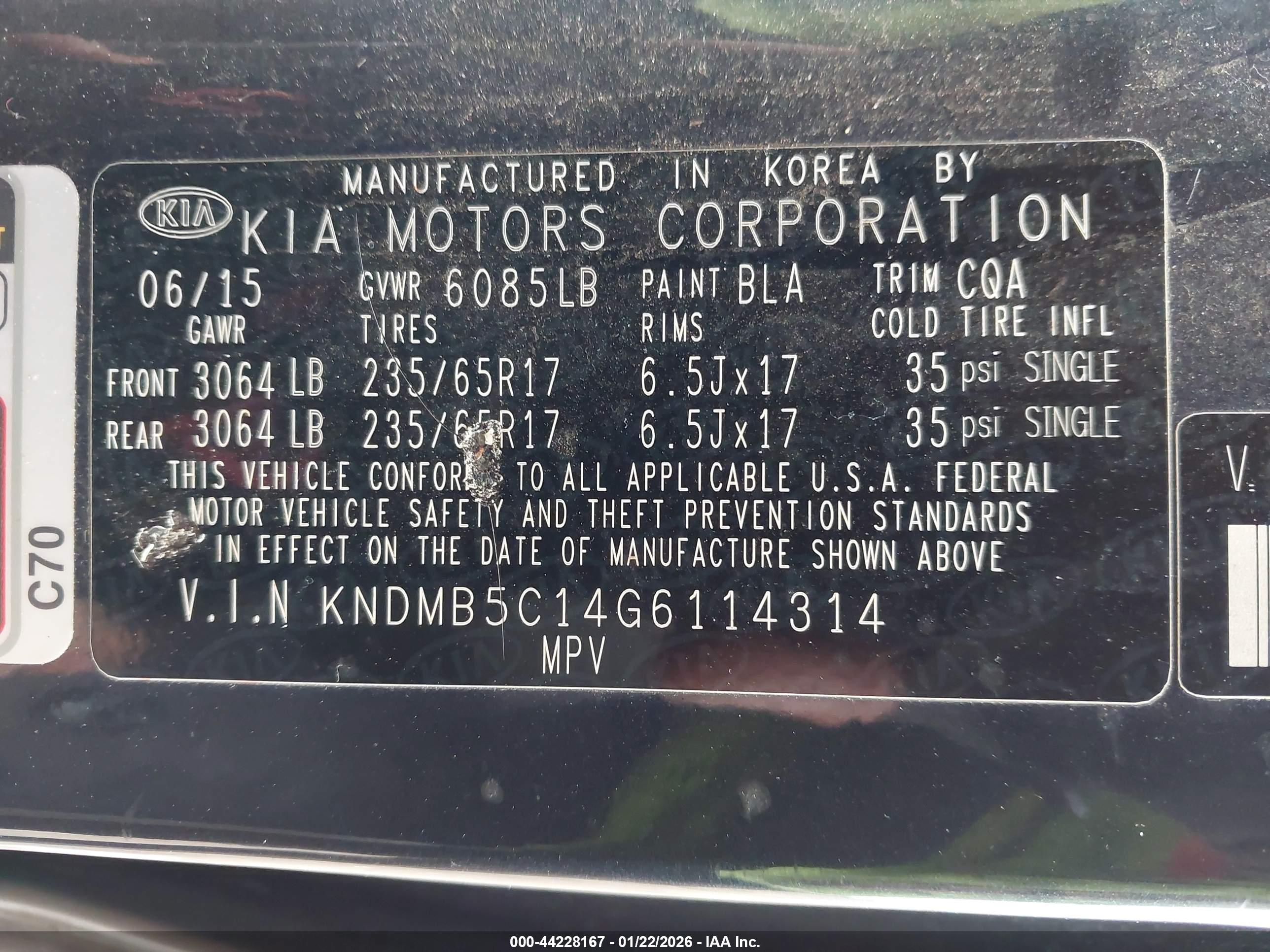 KIA SEDONA image 9