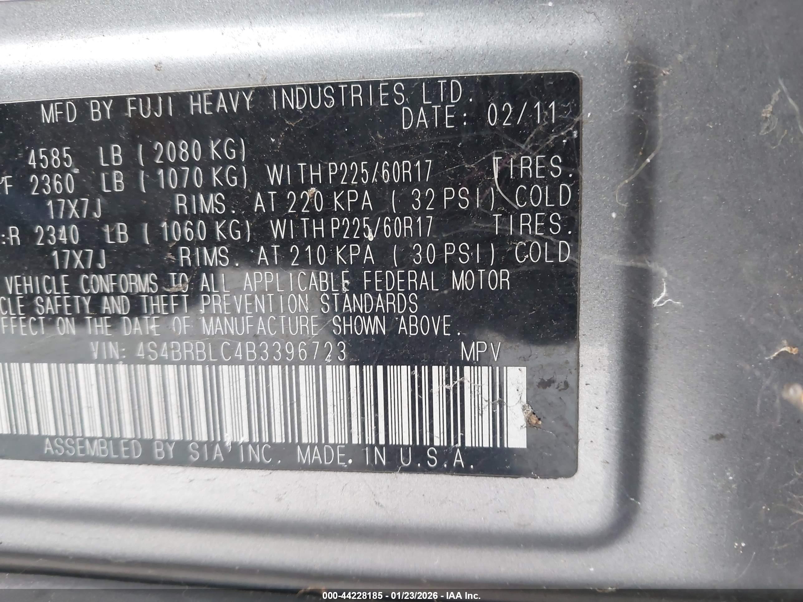 SUBARU OUTBACK image 9