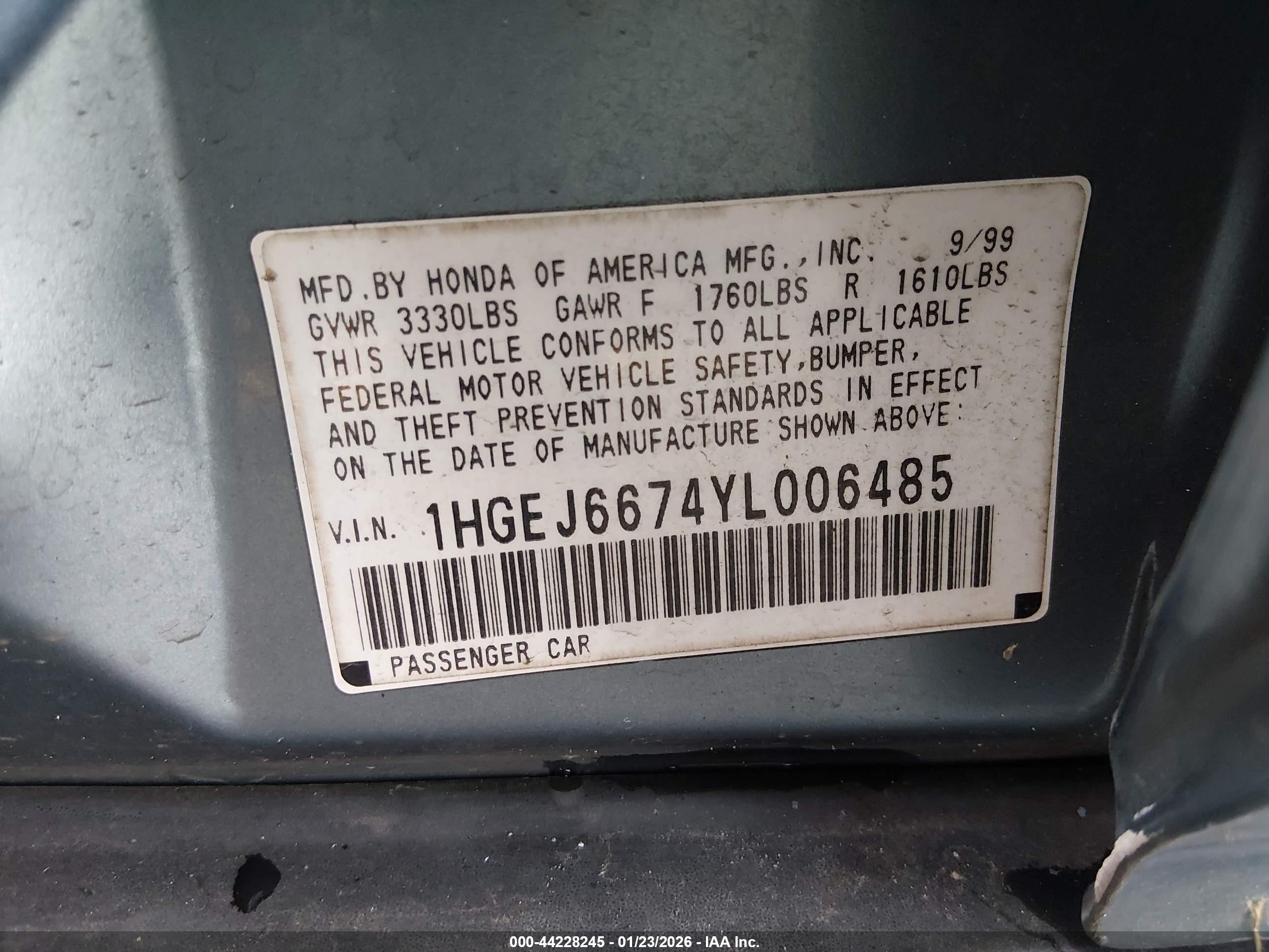 HONDA CIVIC image 9
