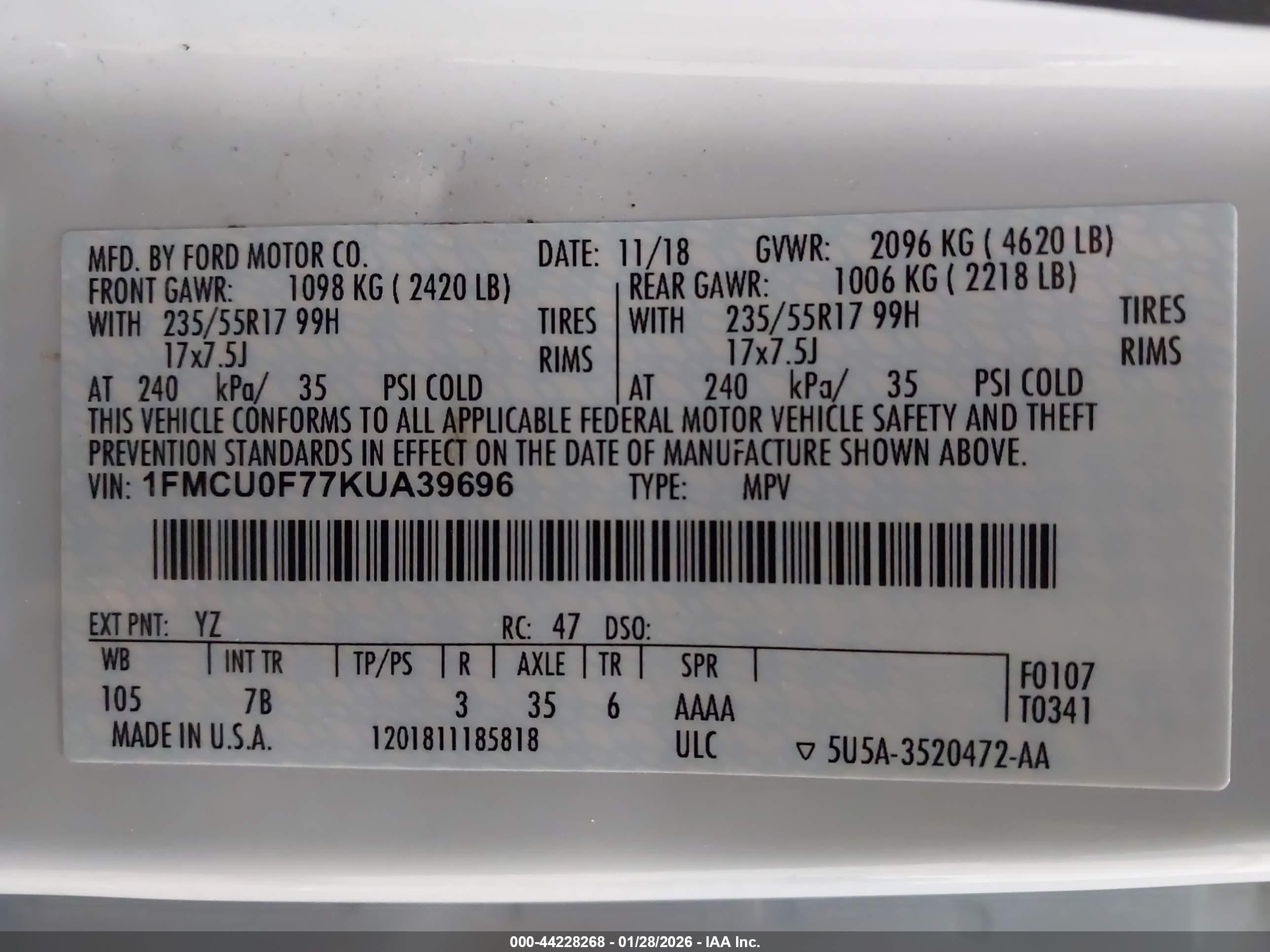 FORD ESCAPE image 9