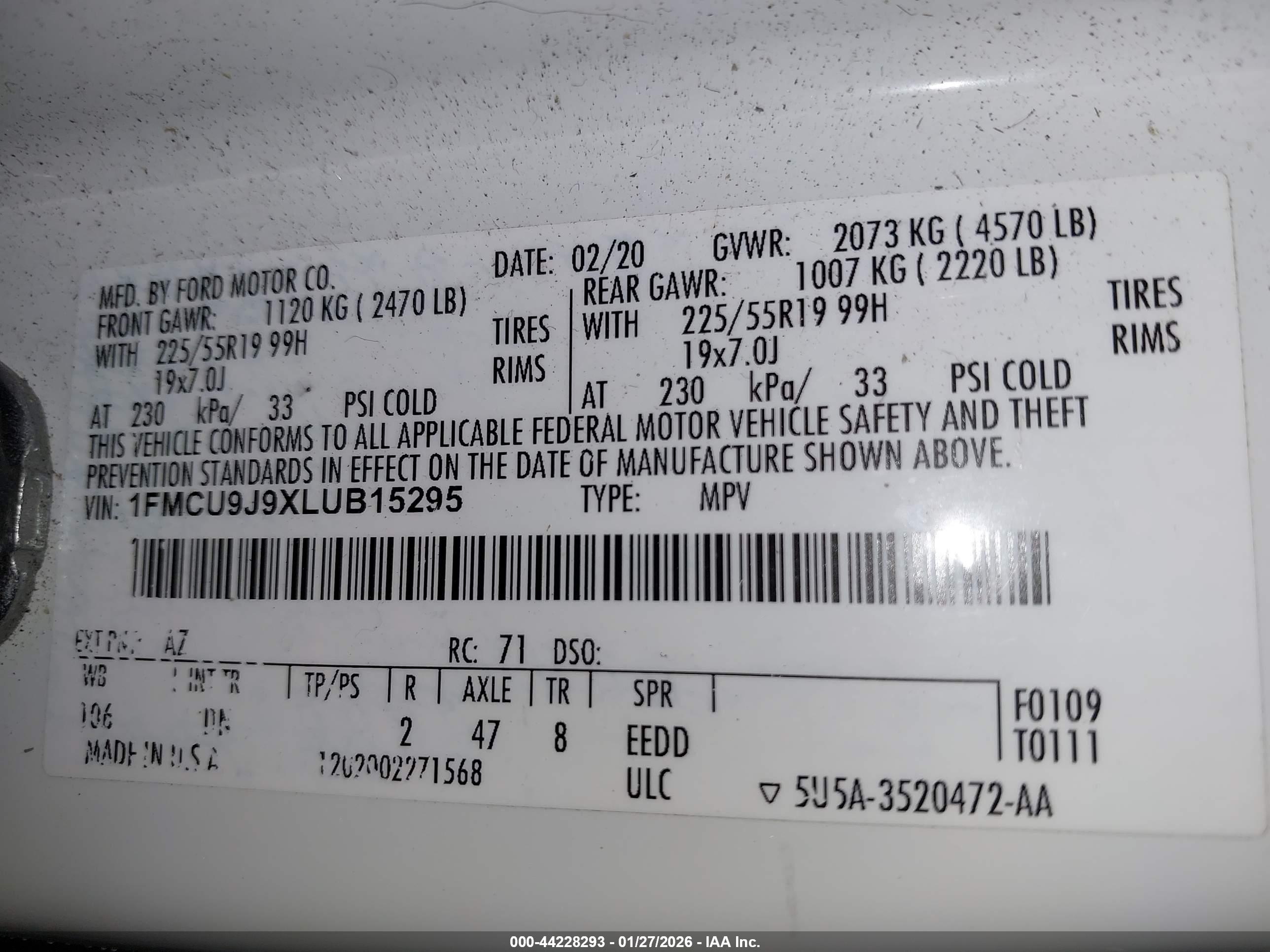 FORD ESCAPE image 9