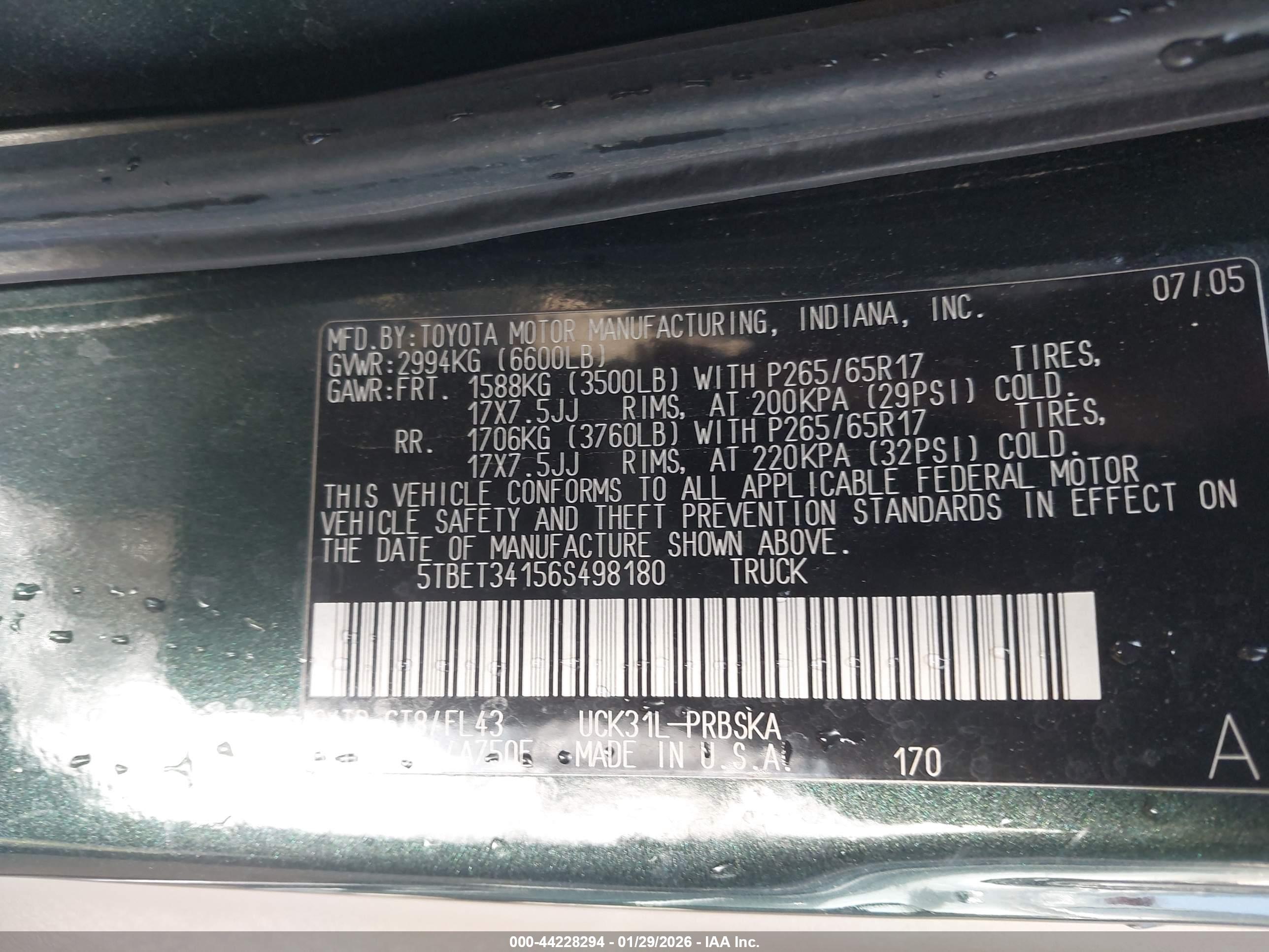 TOYOTA TUNDRA image 9