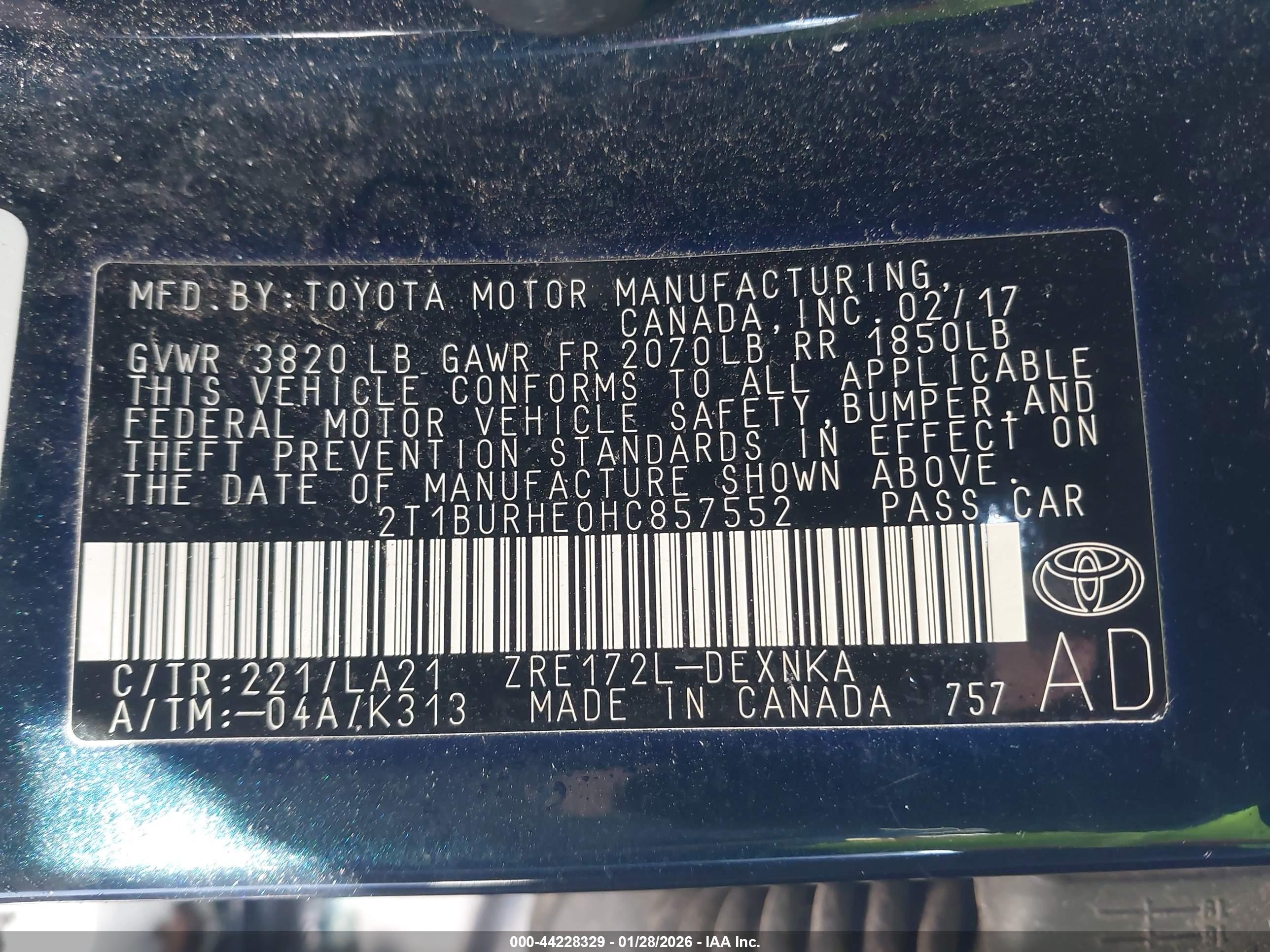 TOYOTA COROLLA image 9
