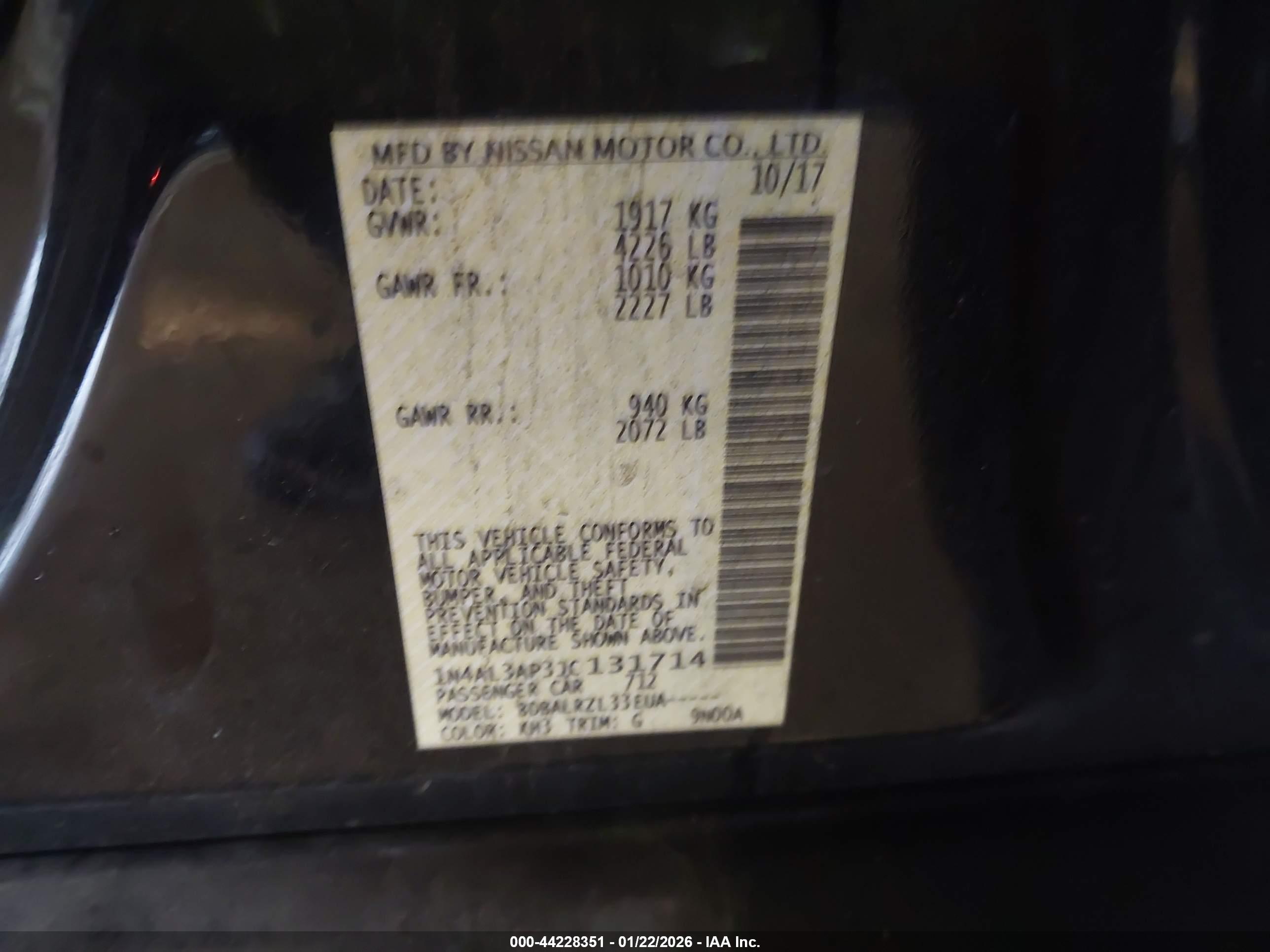 NISSAN ALTIMA image 9
