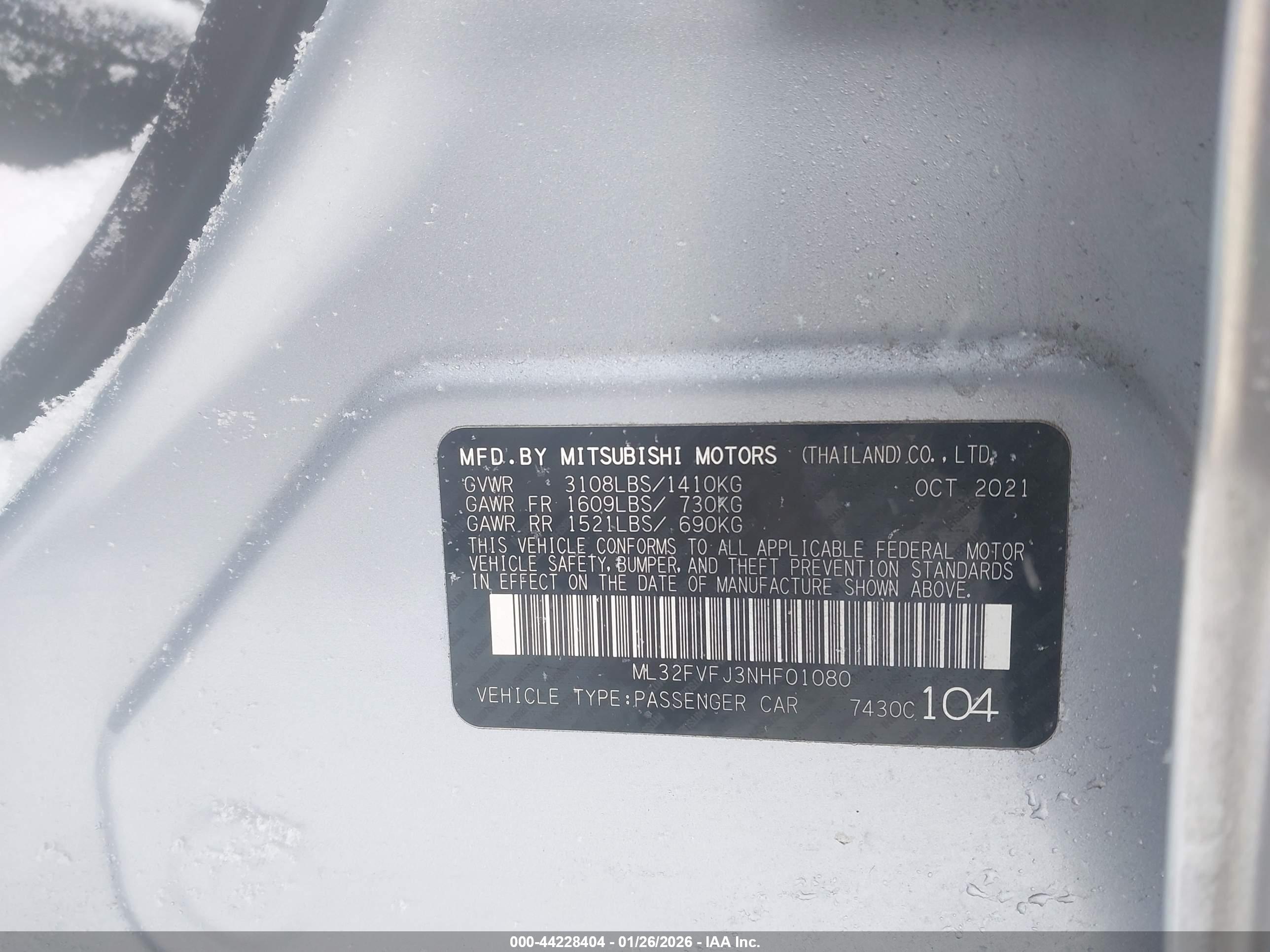MITSUBISHI MIRAGE image 9