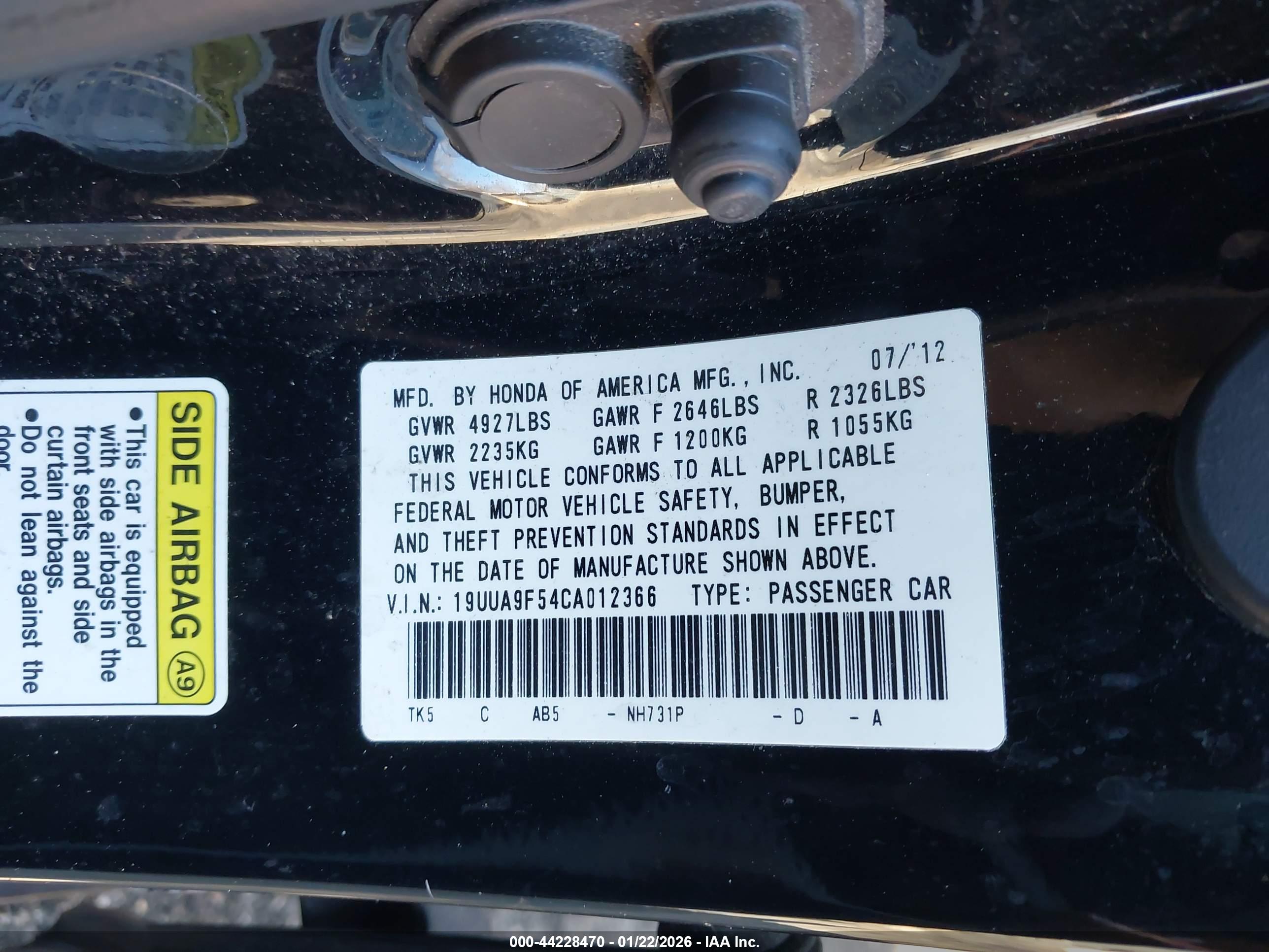 ACURA TL image 9
