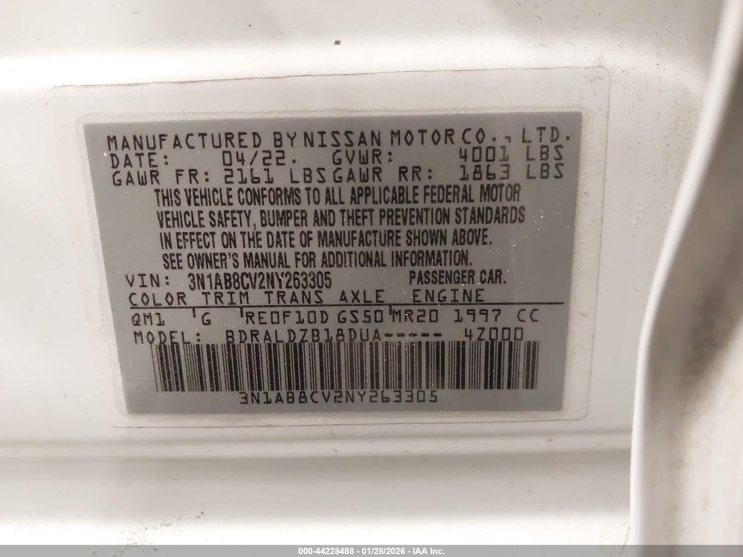 NISSAN SENTRA image 9
