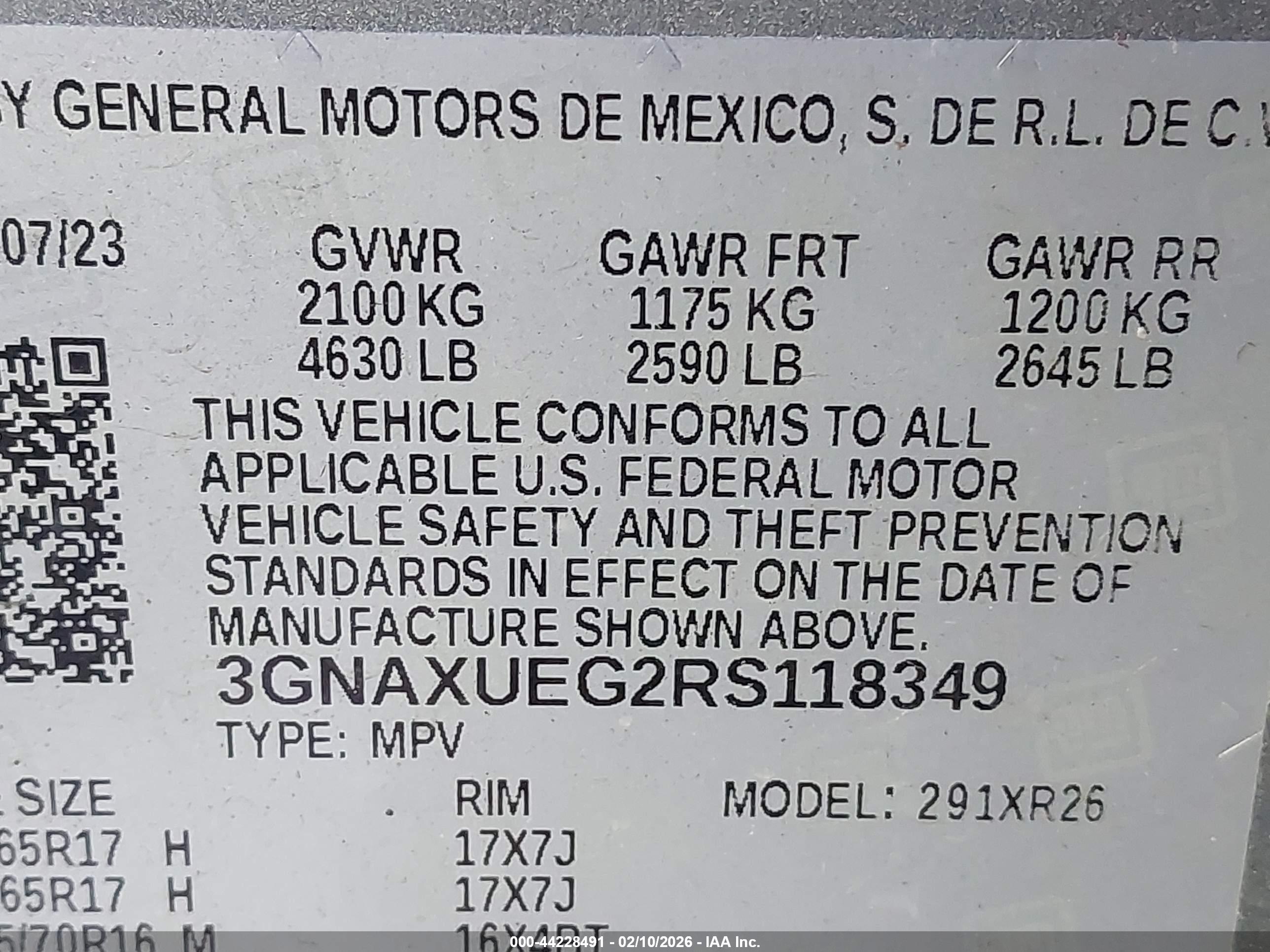 CHEVROLET EQUINOX image 9