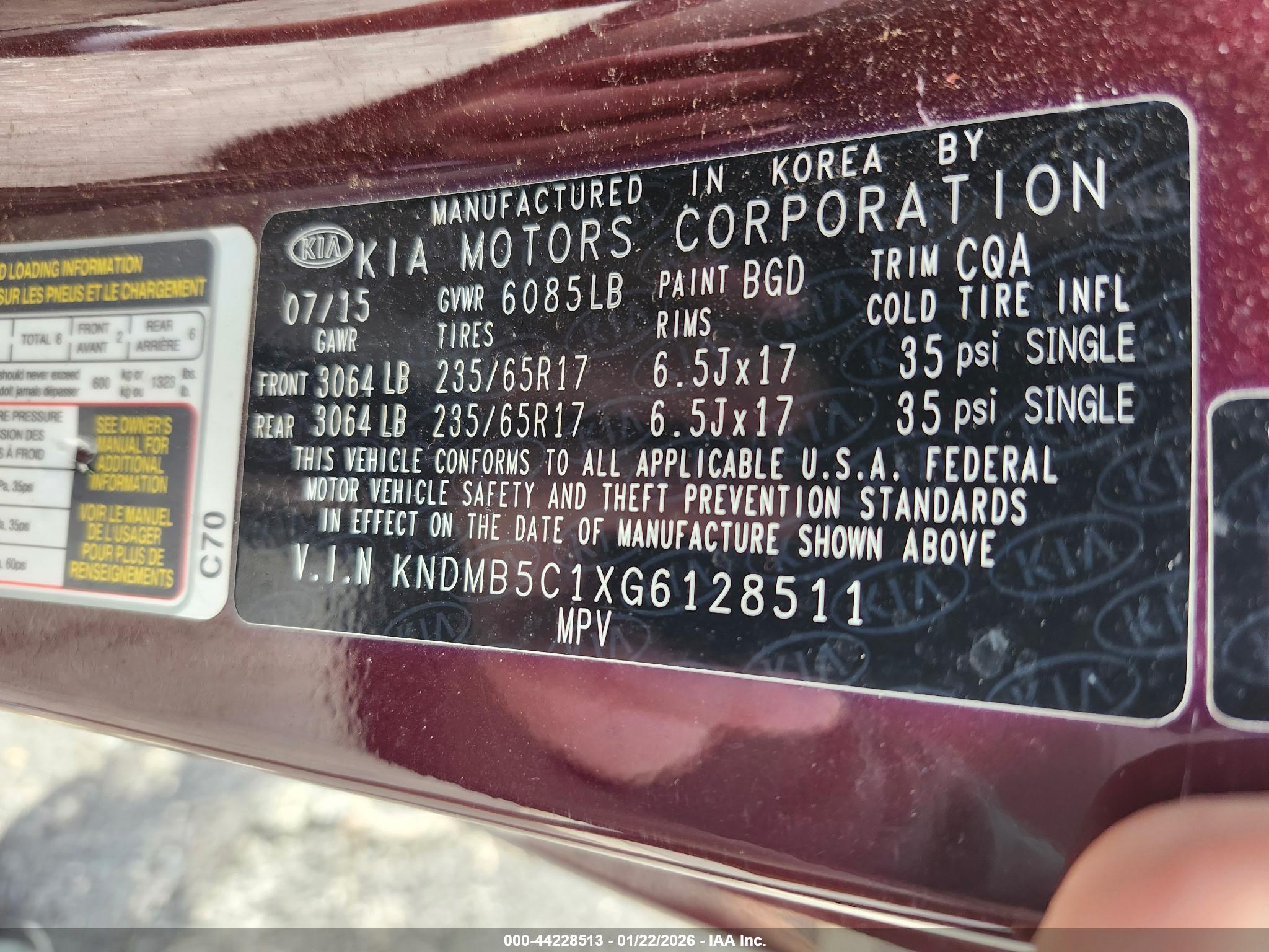KIA SEDONA image 9