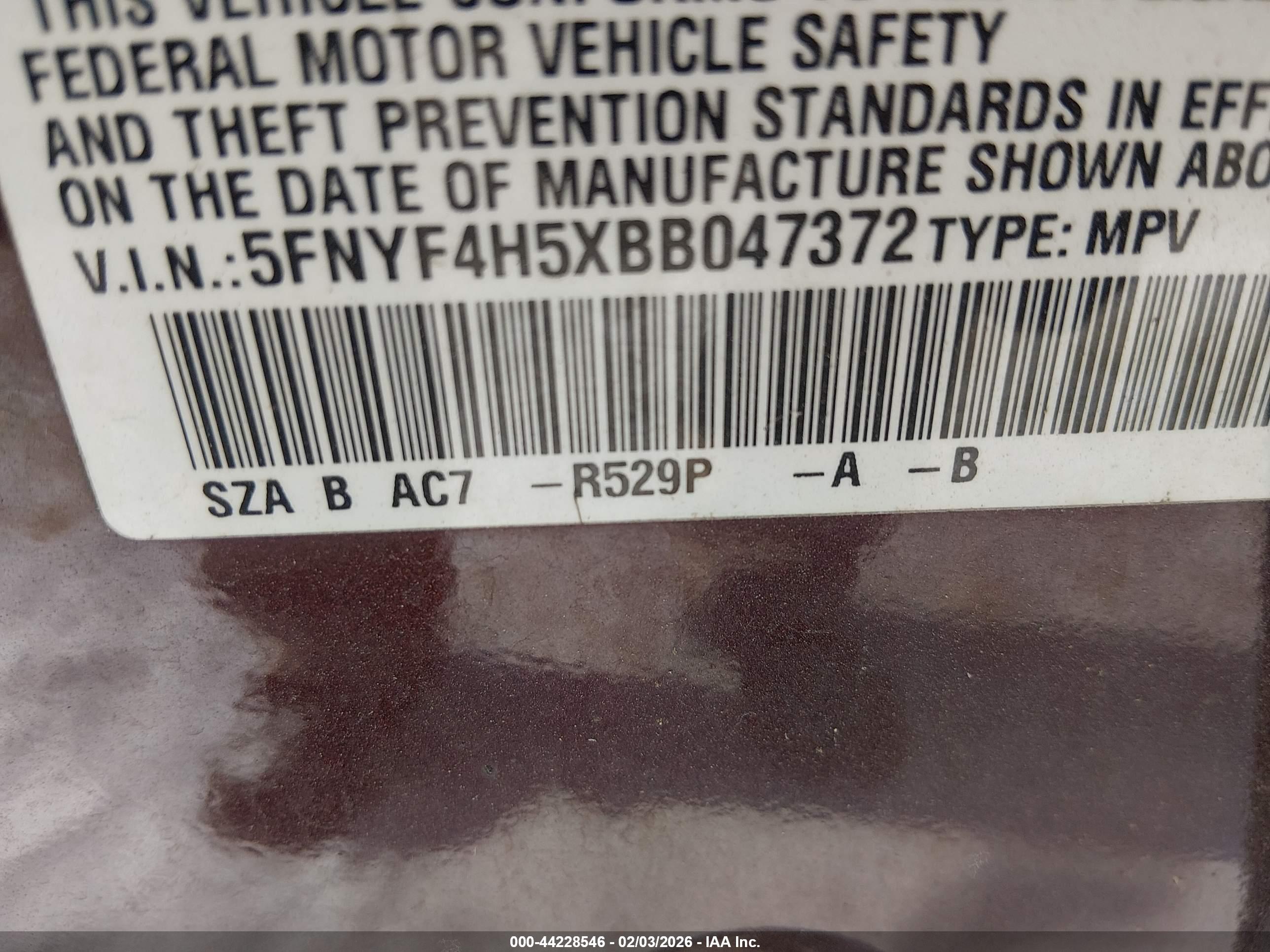 HONDA PILOT image 9
