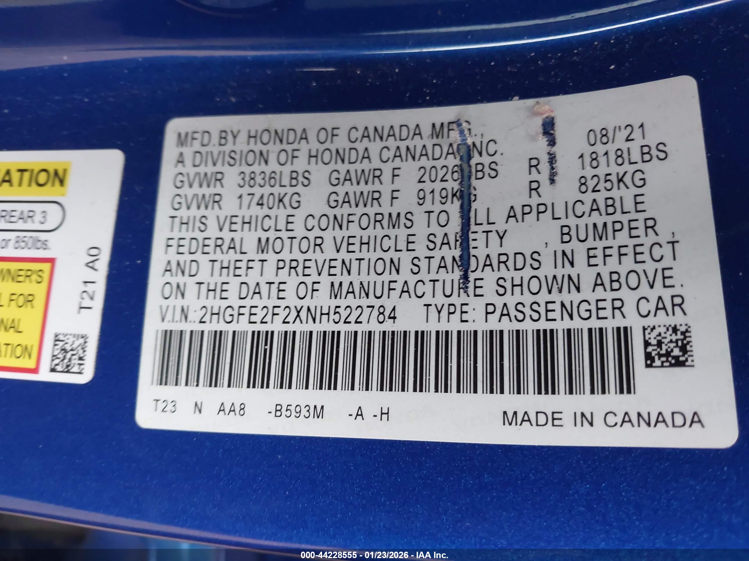 HONDA CIVIC image 9