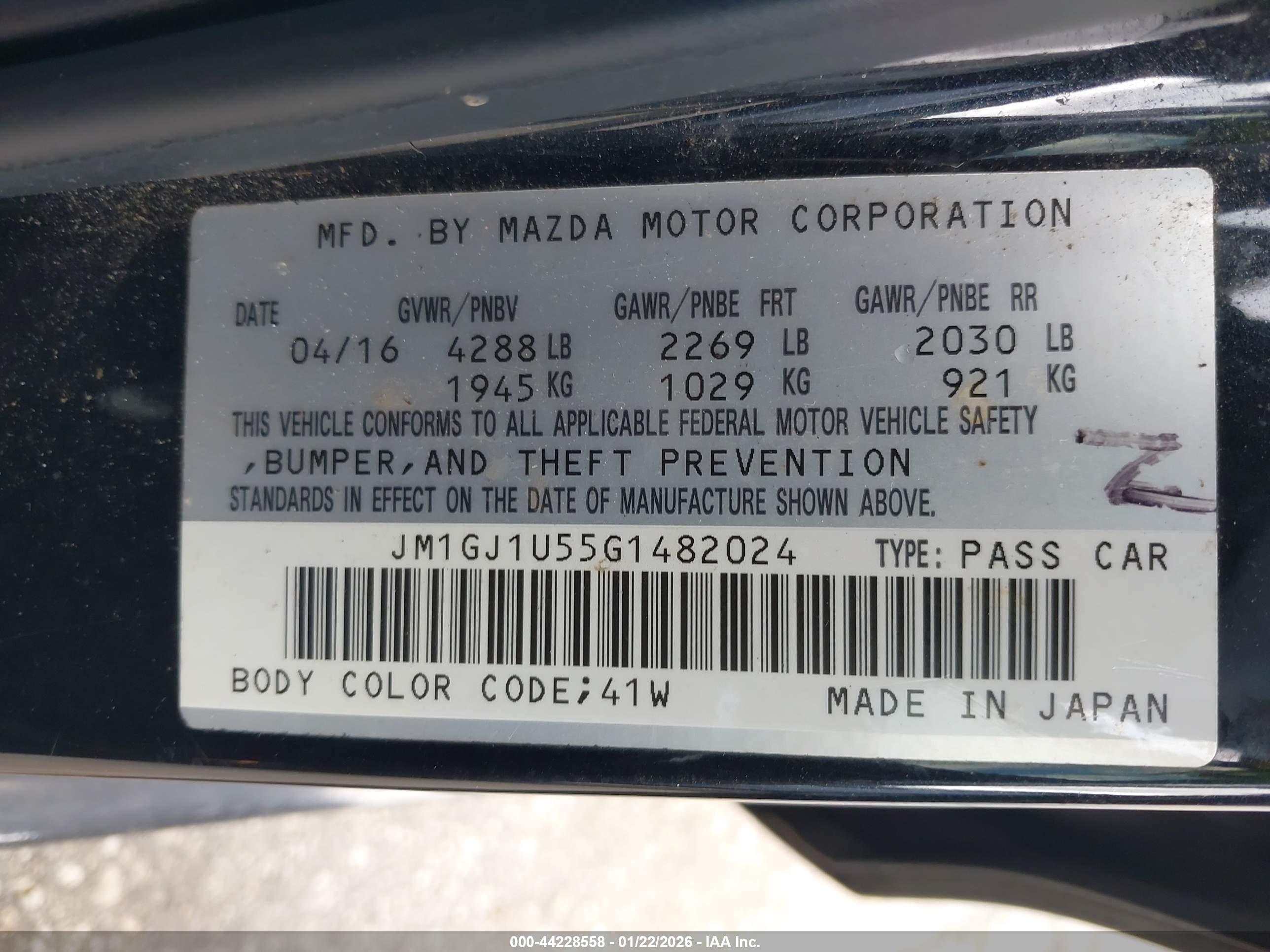 MAZDA MAZDA6 image 9