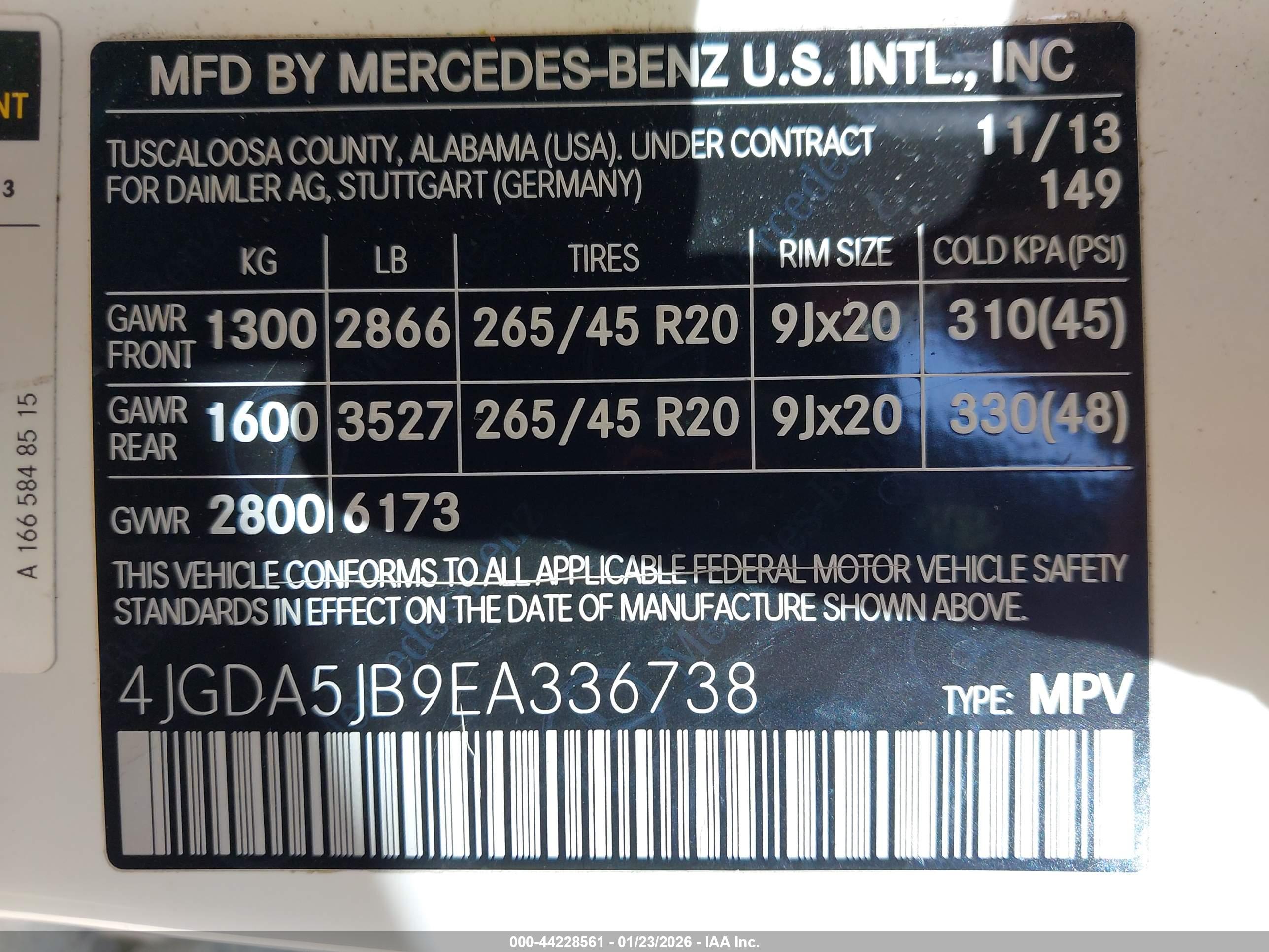 MERCEDES-BENZ ML image 9