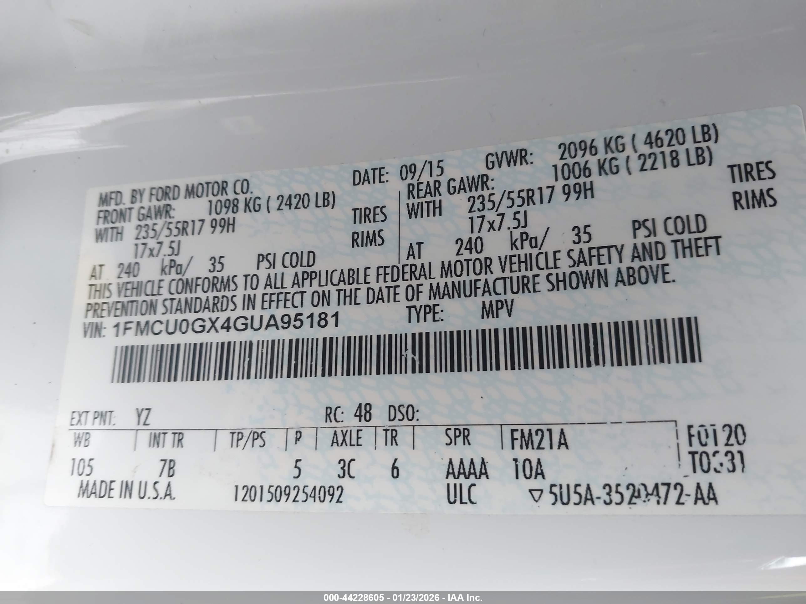 FORD ESCAPE image 9