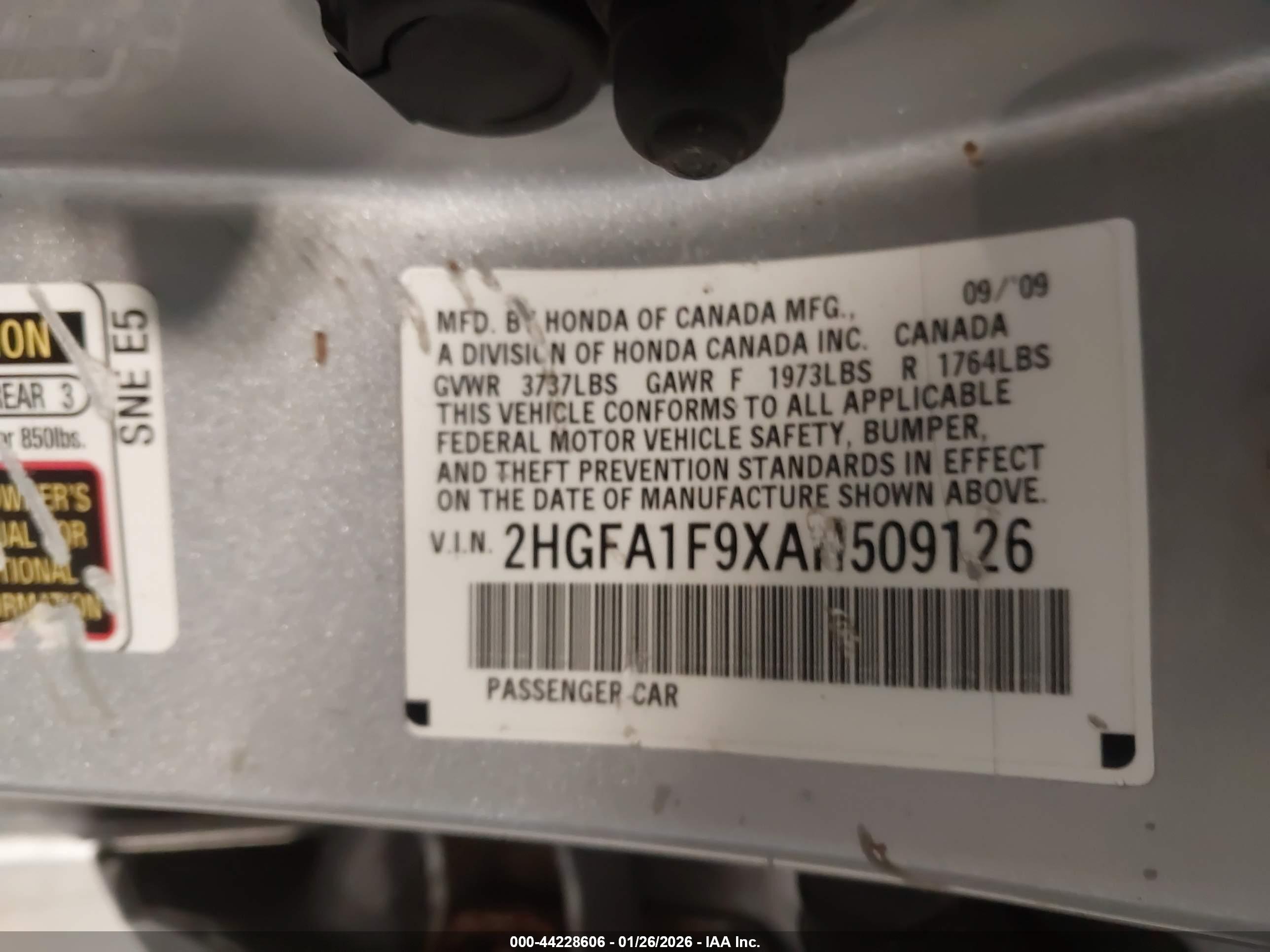 HONDA CIVIC image 9