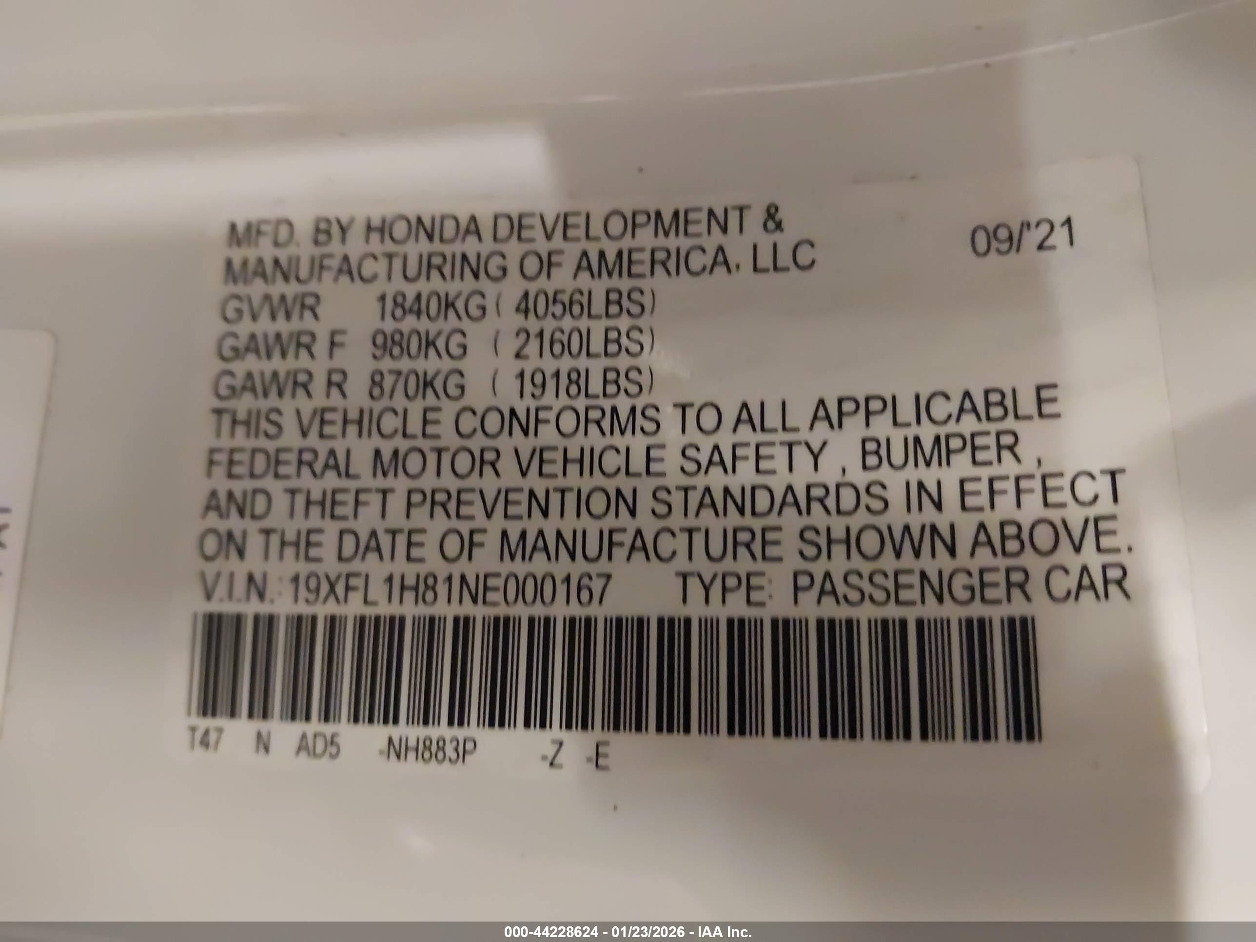 HONDA CIVIC image 9
