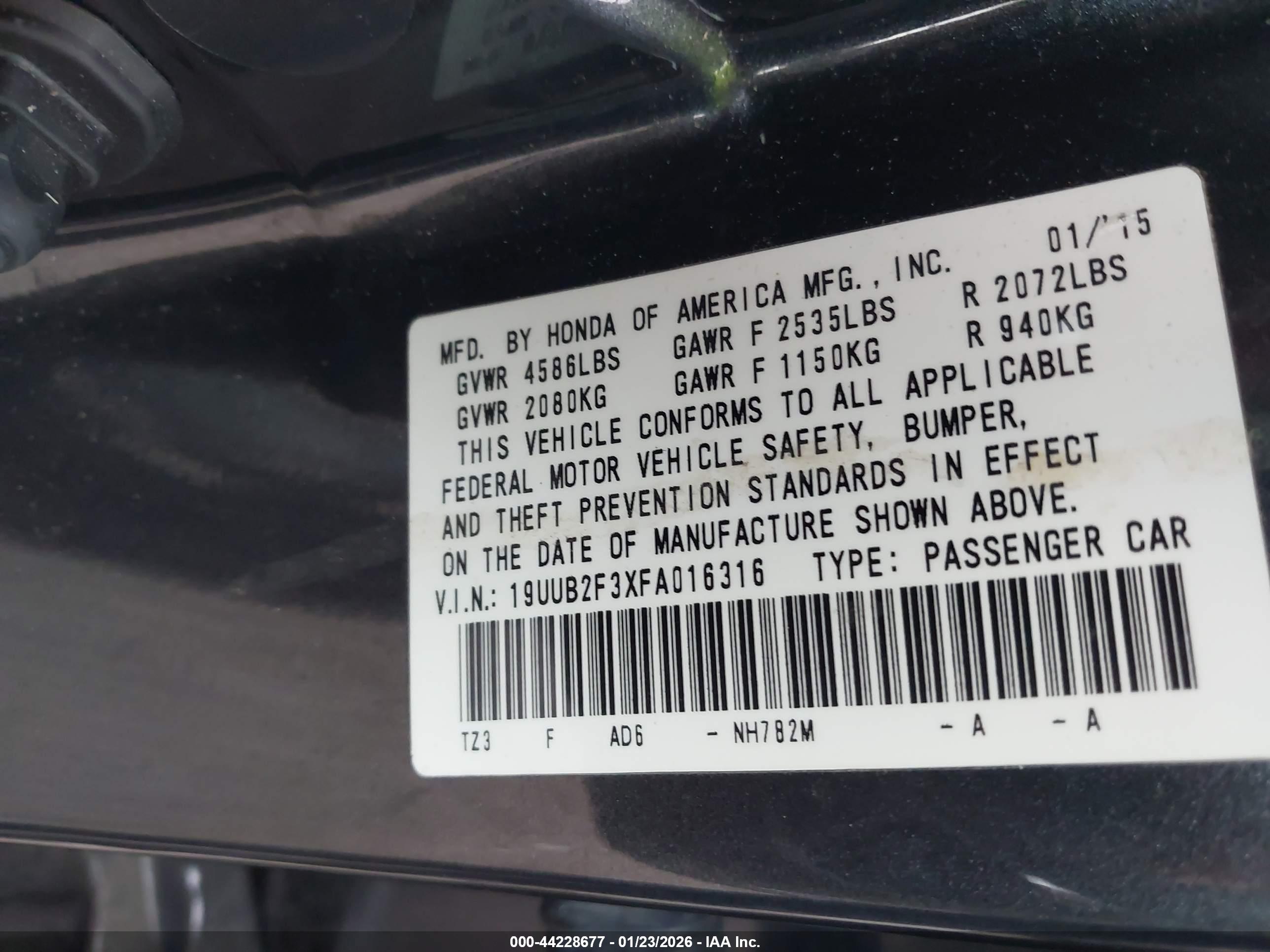 ACURA TLX image 9