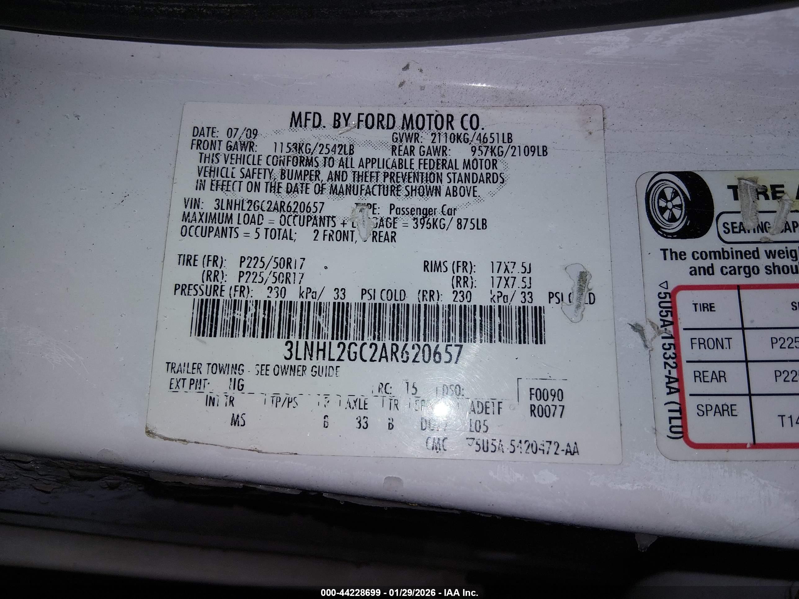 LINCOLN MKZ image 9