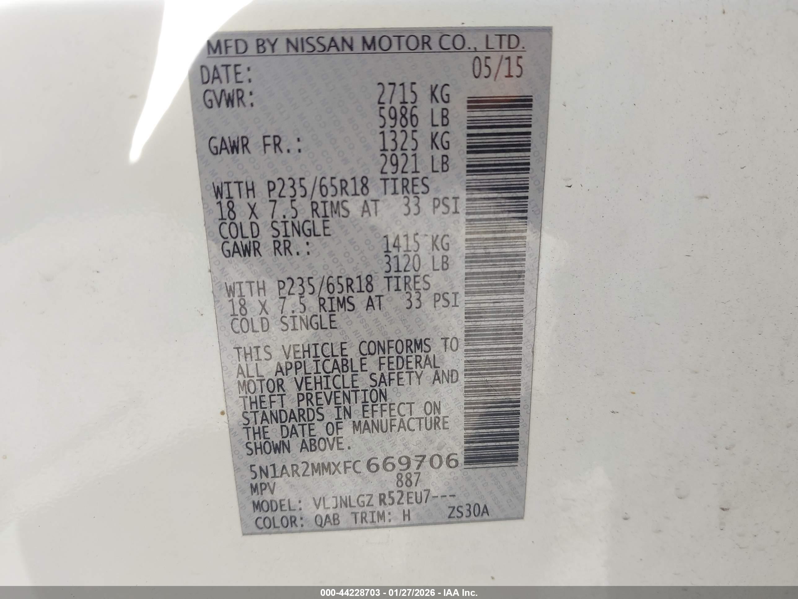 NISSAN PATHFINDER image 9