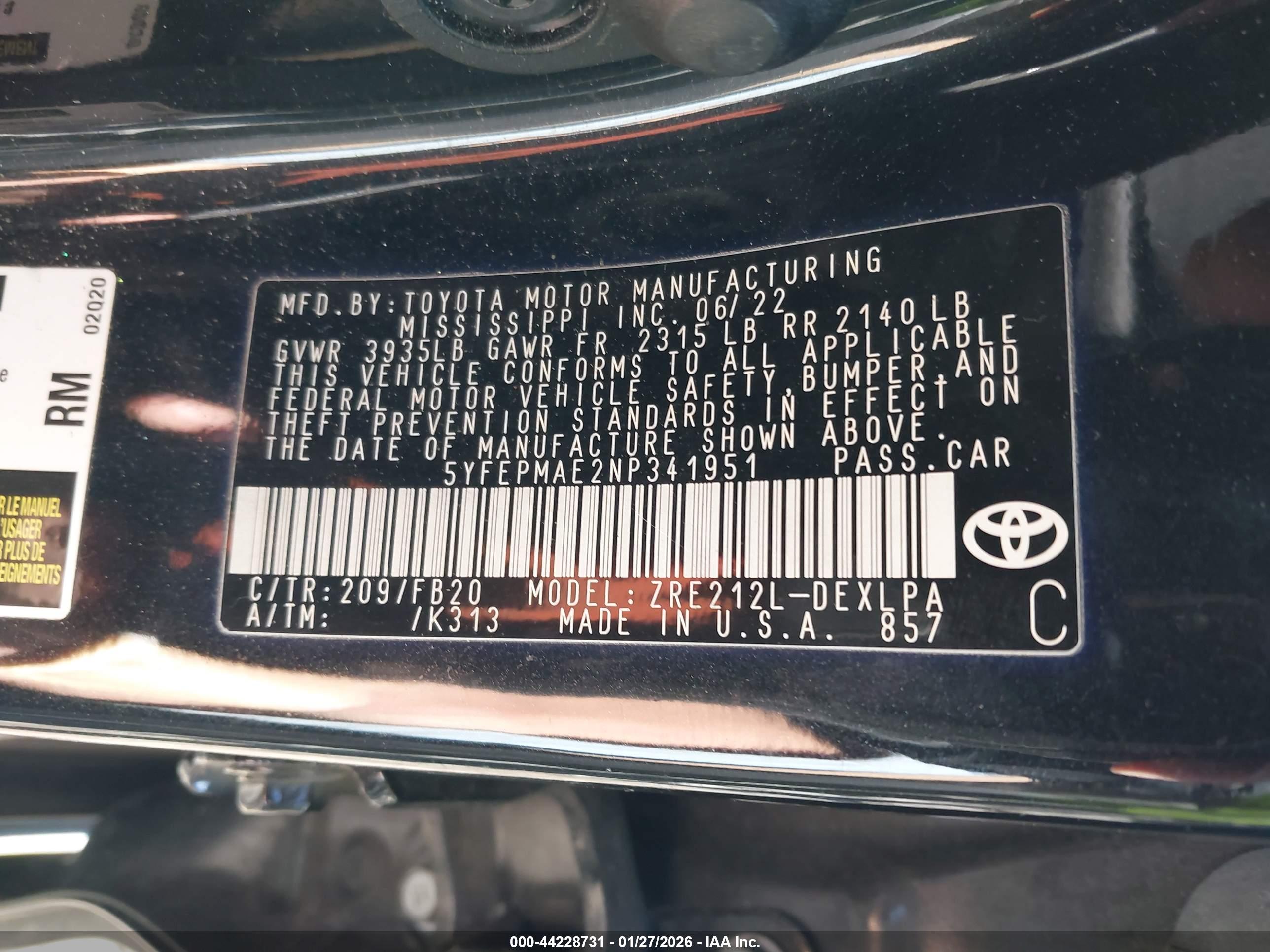 TOYOTA COROLLA image 9