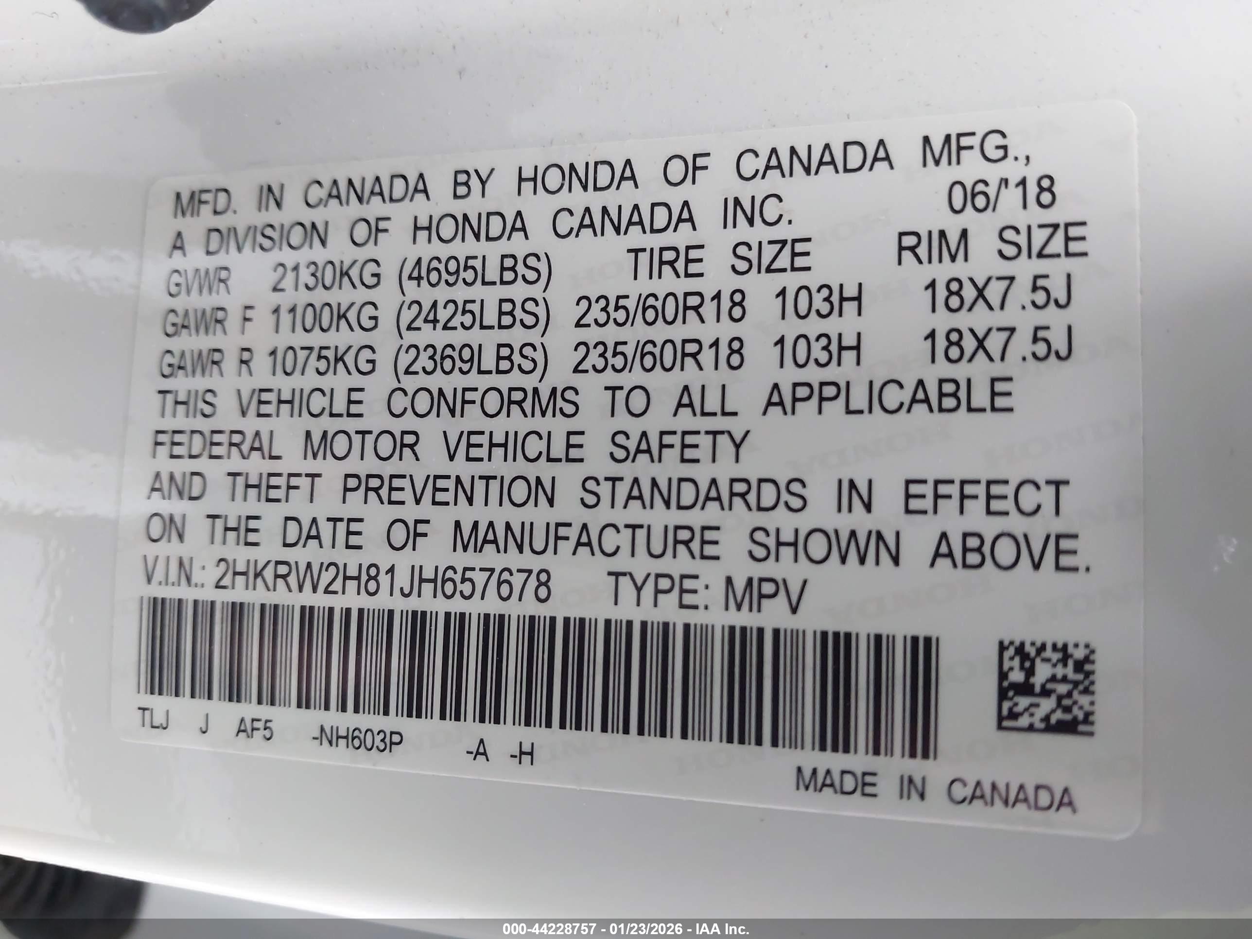 HONDA CR-V image 9