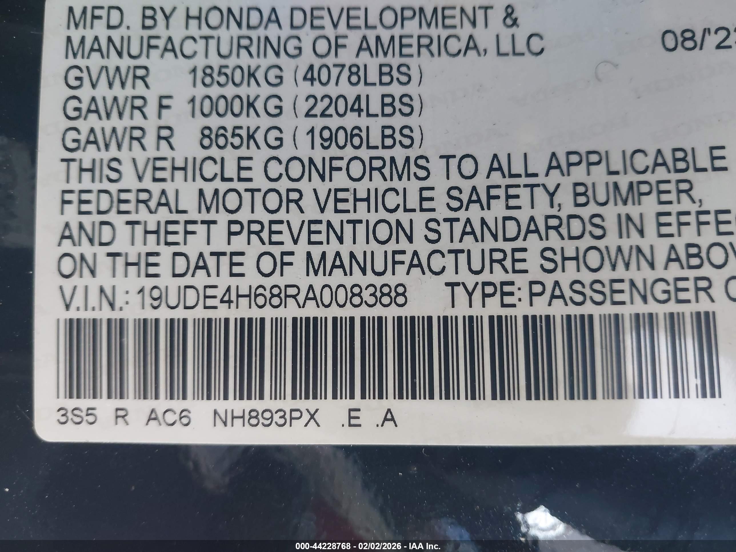 ACURA INTEGRA image 9