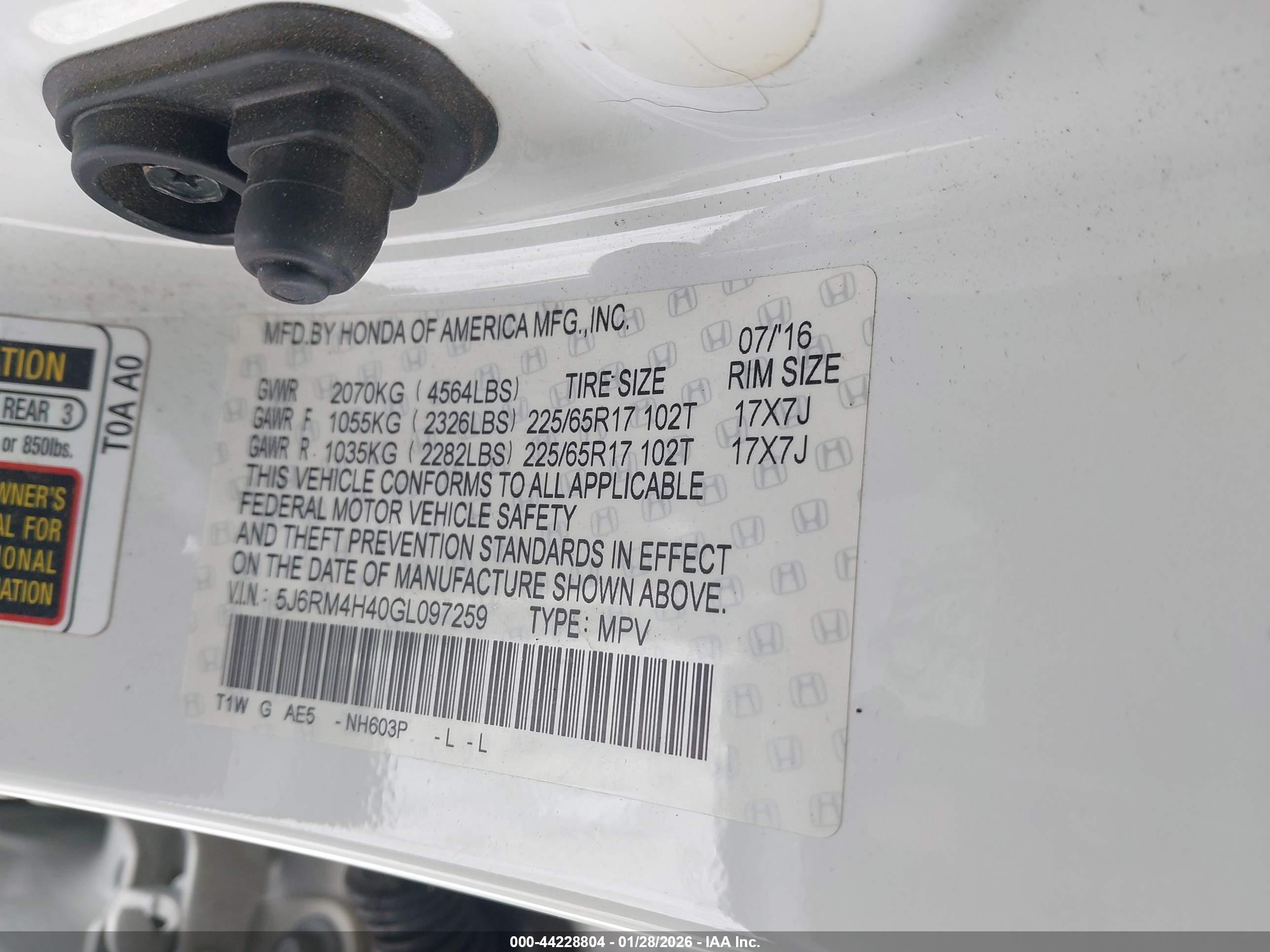 HONDA CR-V image 9
