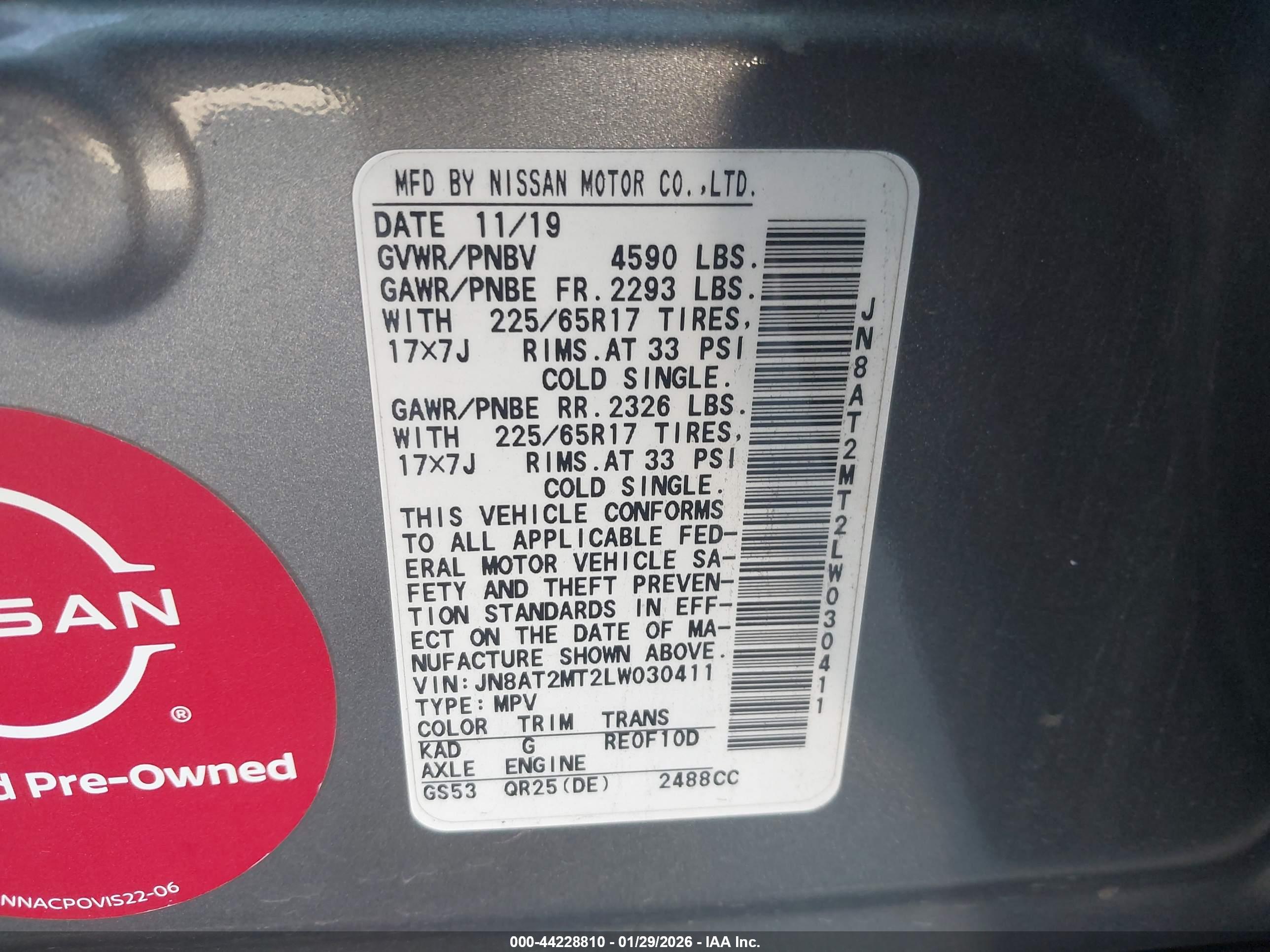 NISSAN ROGUE image 9