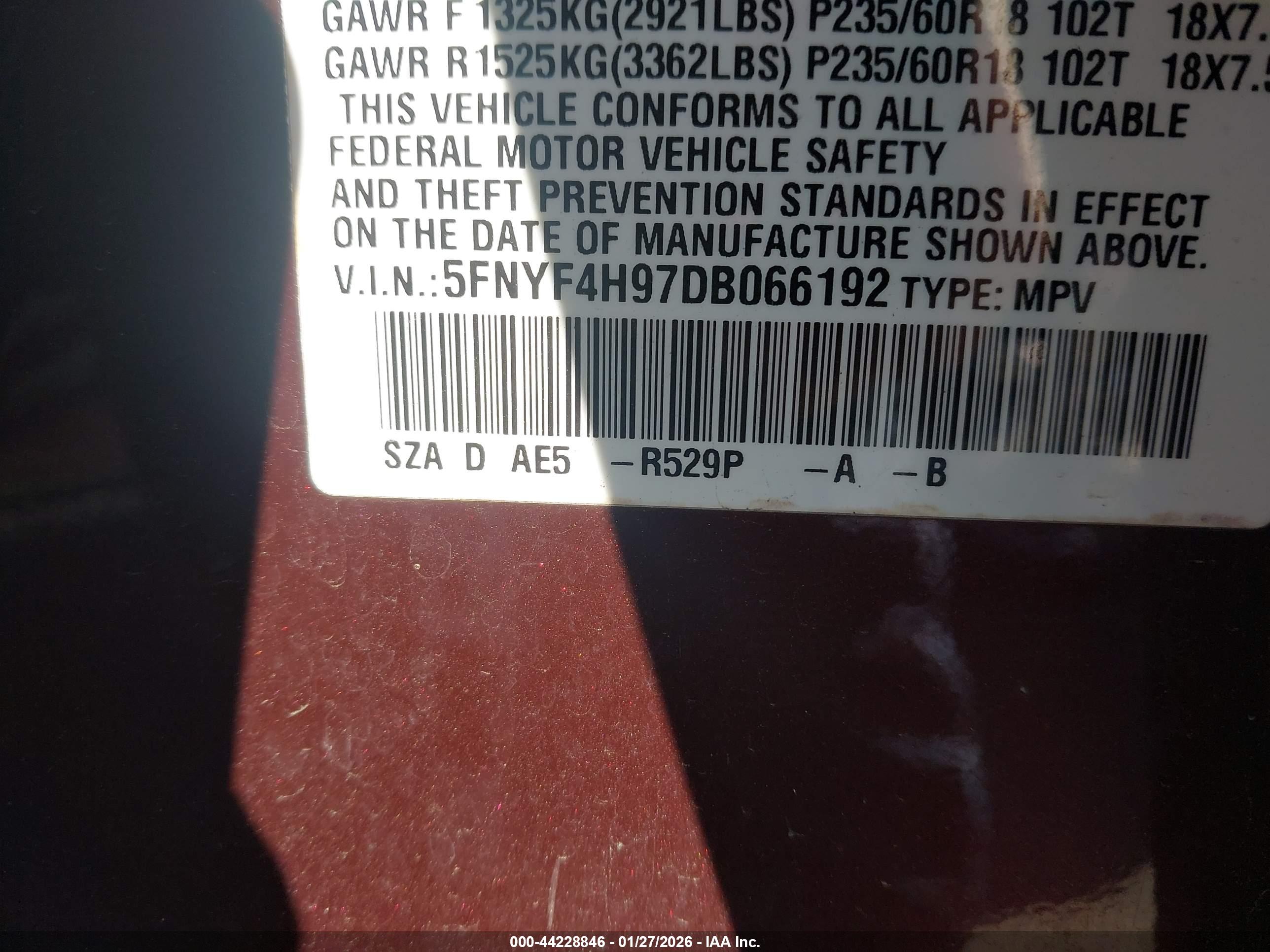 HONDA PILOT image 9
