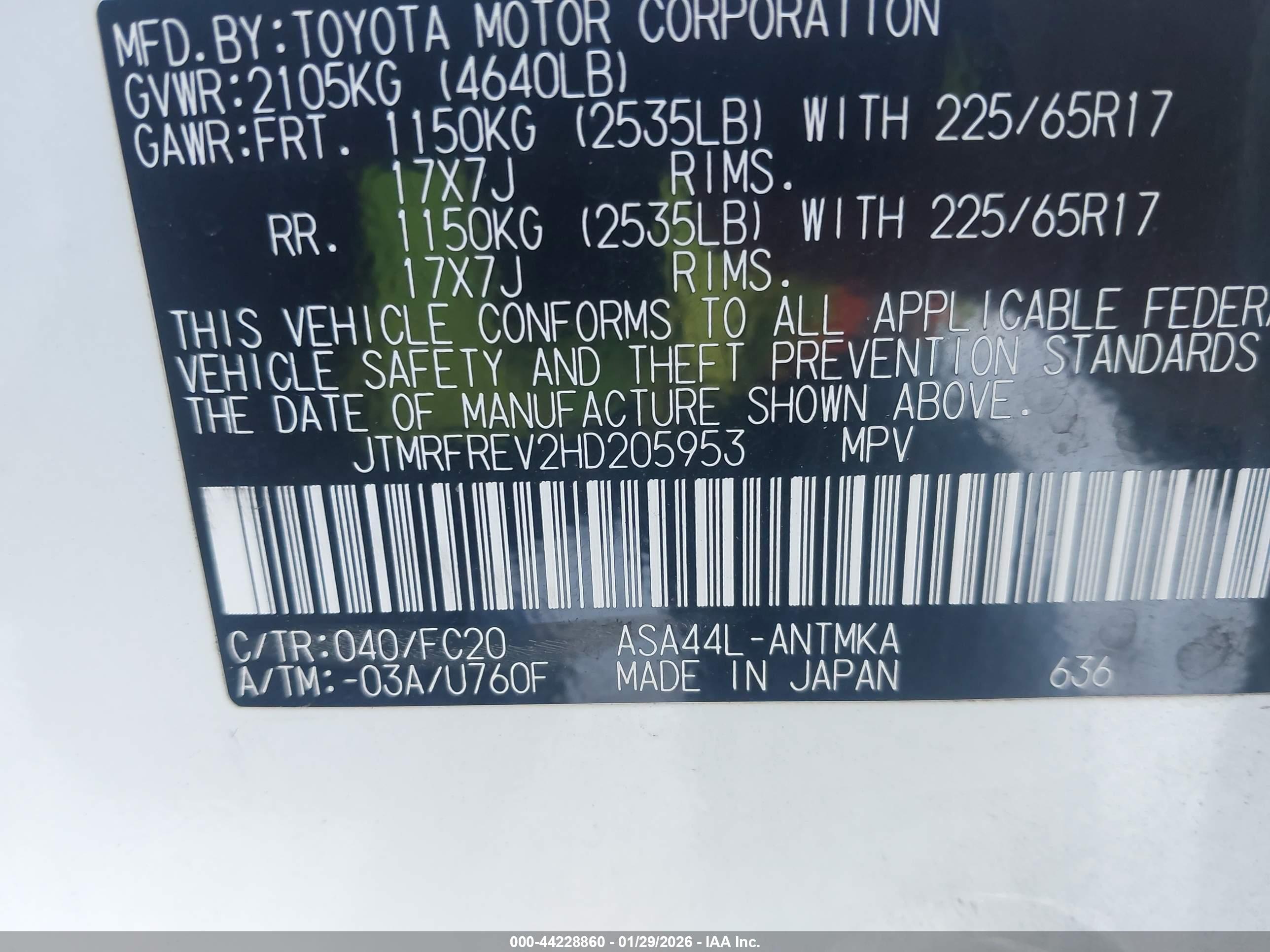 TOYOTA RAV4 image 9