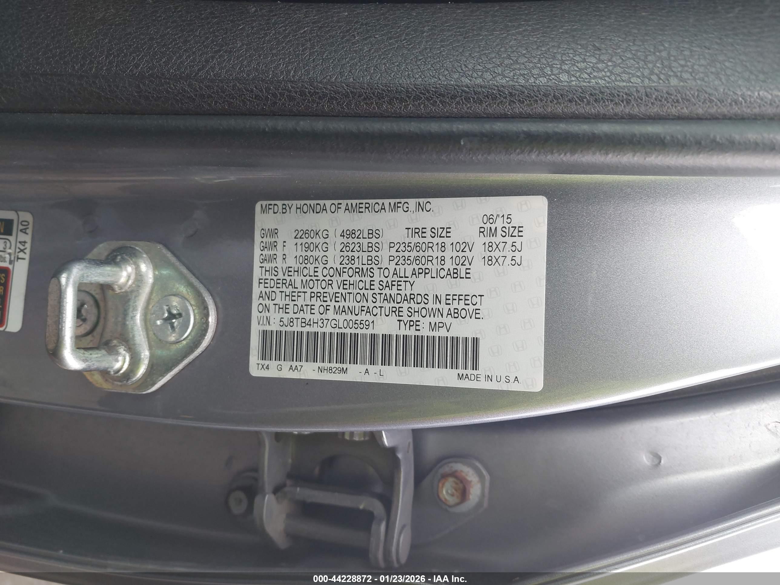 ACURA RDX image 9