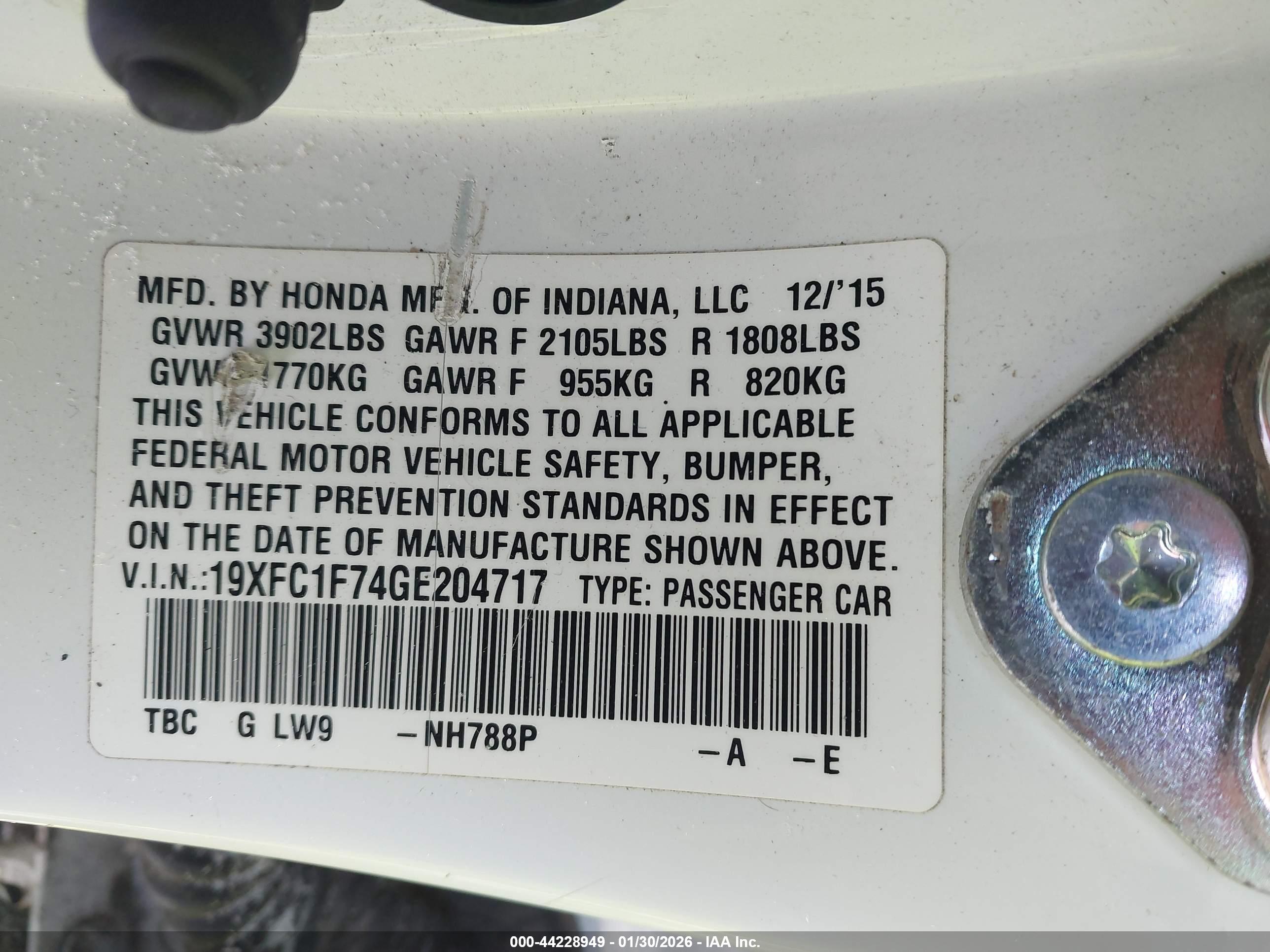 HONDA CIVIC image 9