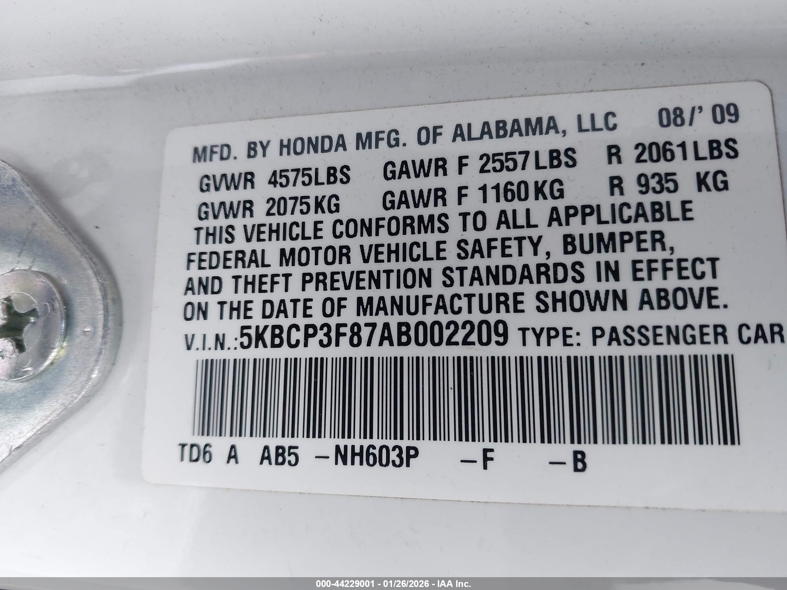HONDA ACCORD image 9