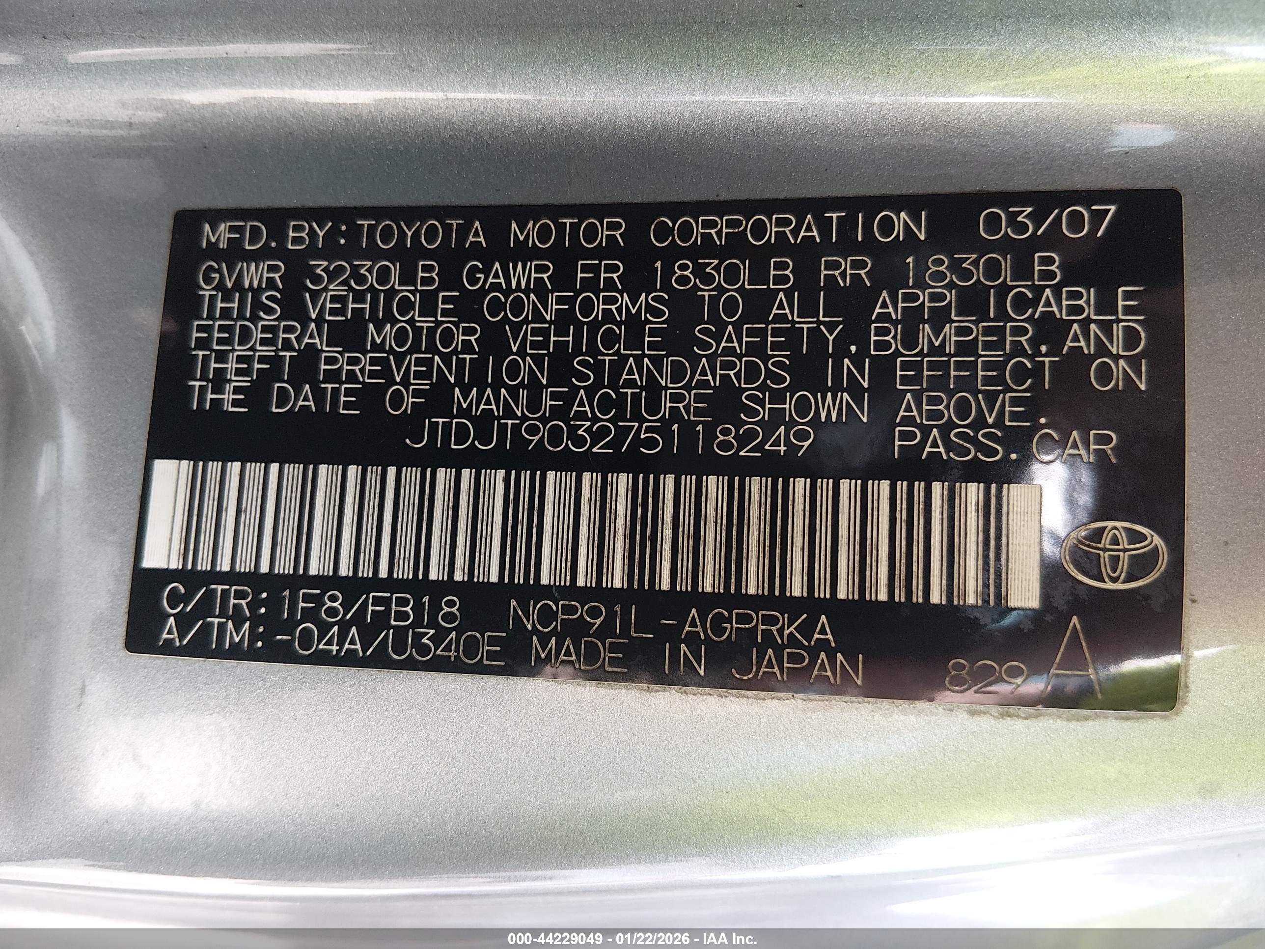 TOYOTA YARIS image 9