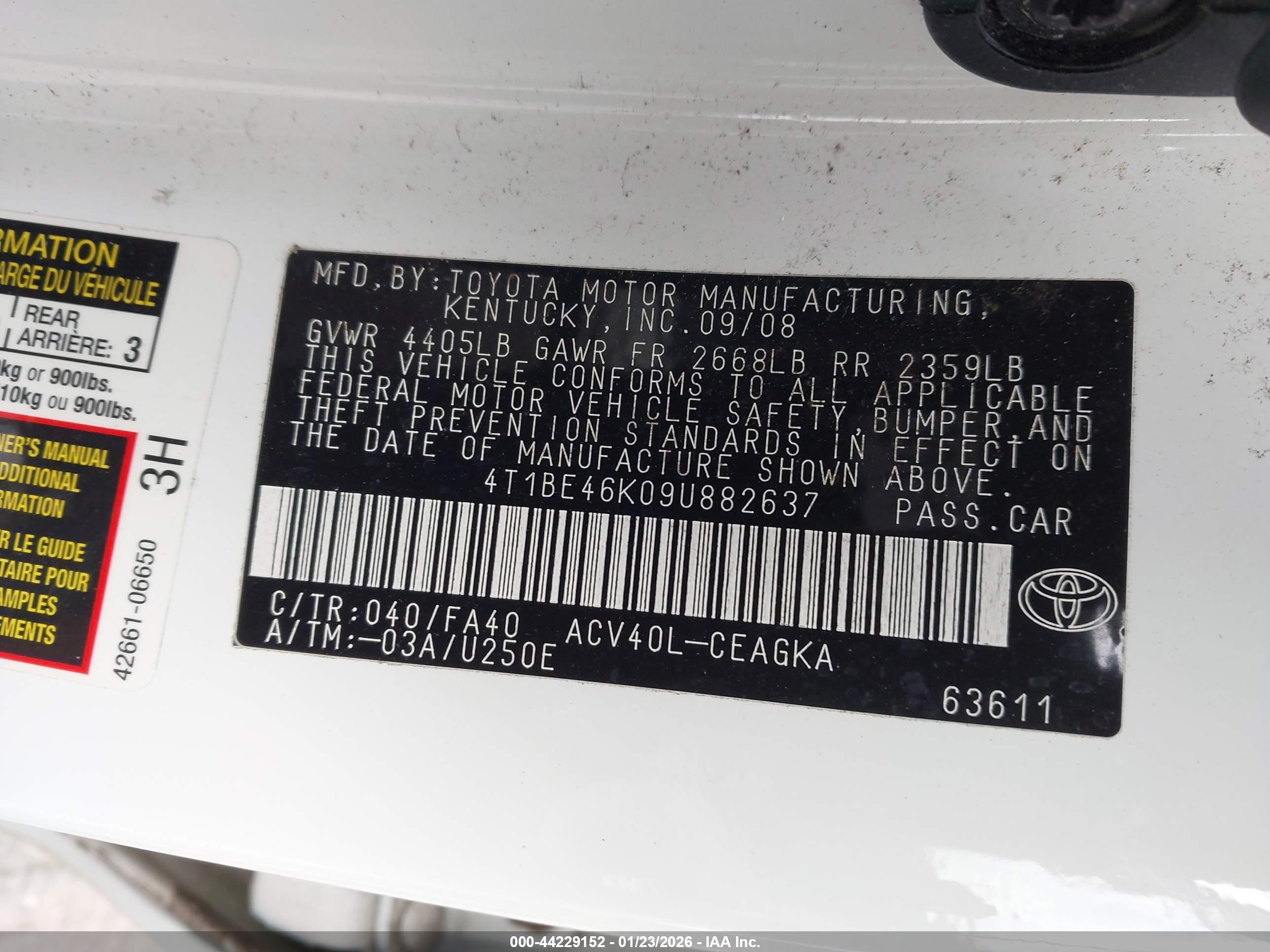 TOYOTA CAMRY image 9