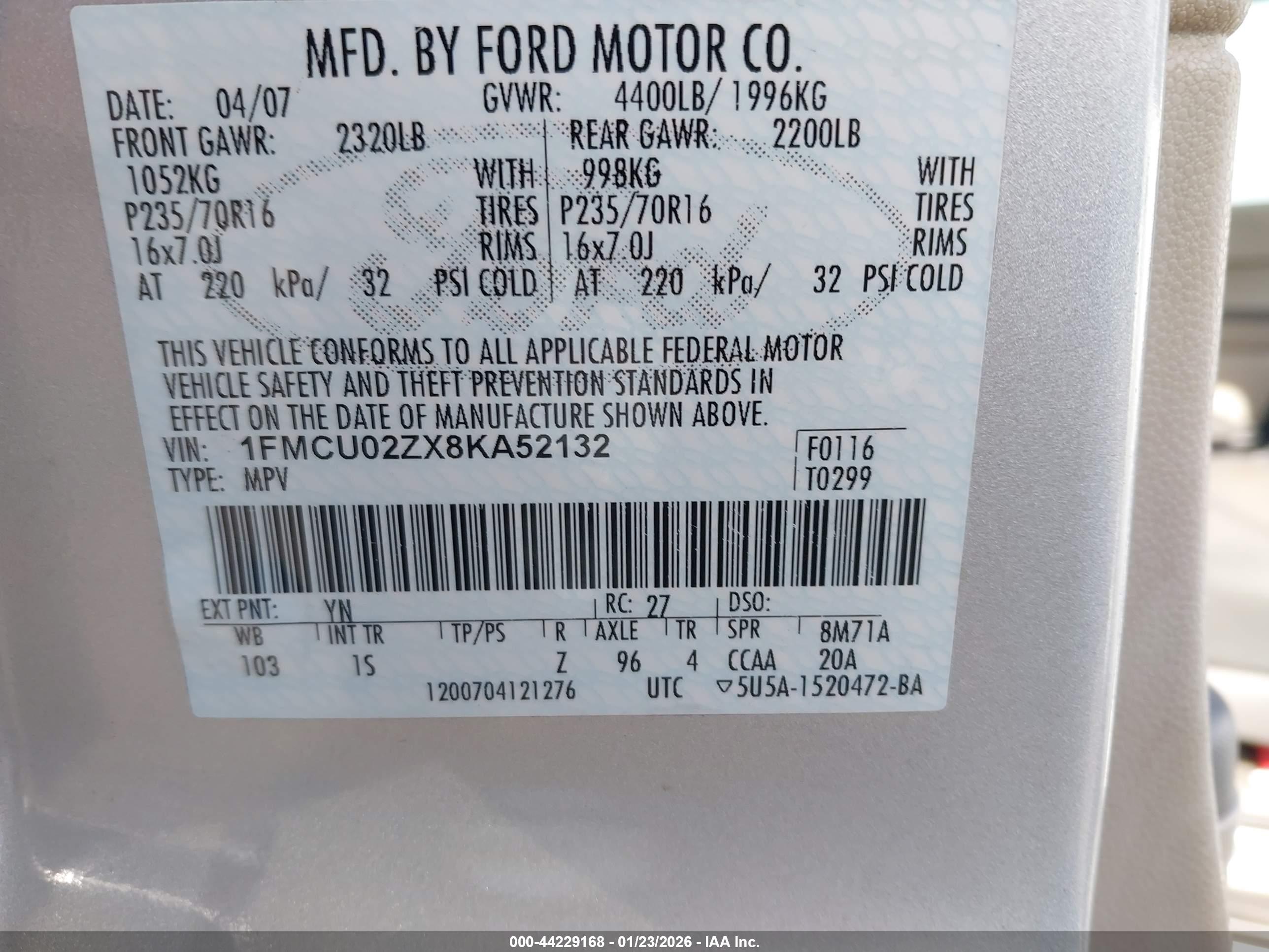 FORD ESCAPE image 9