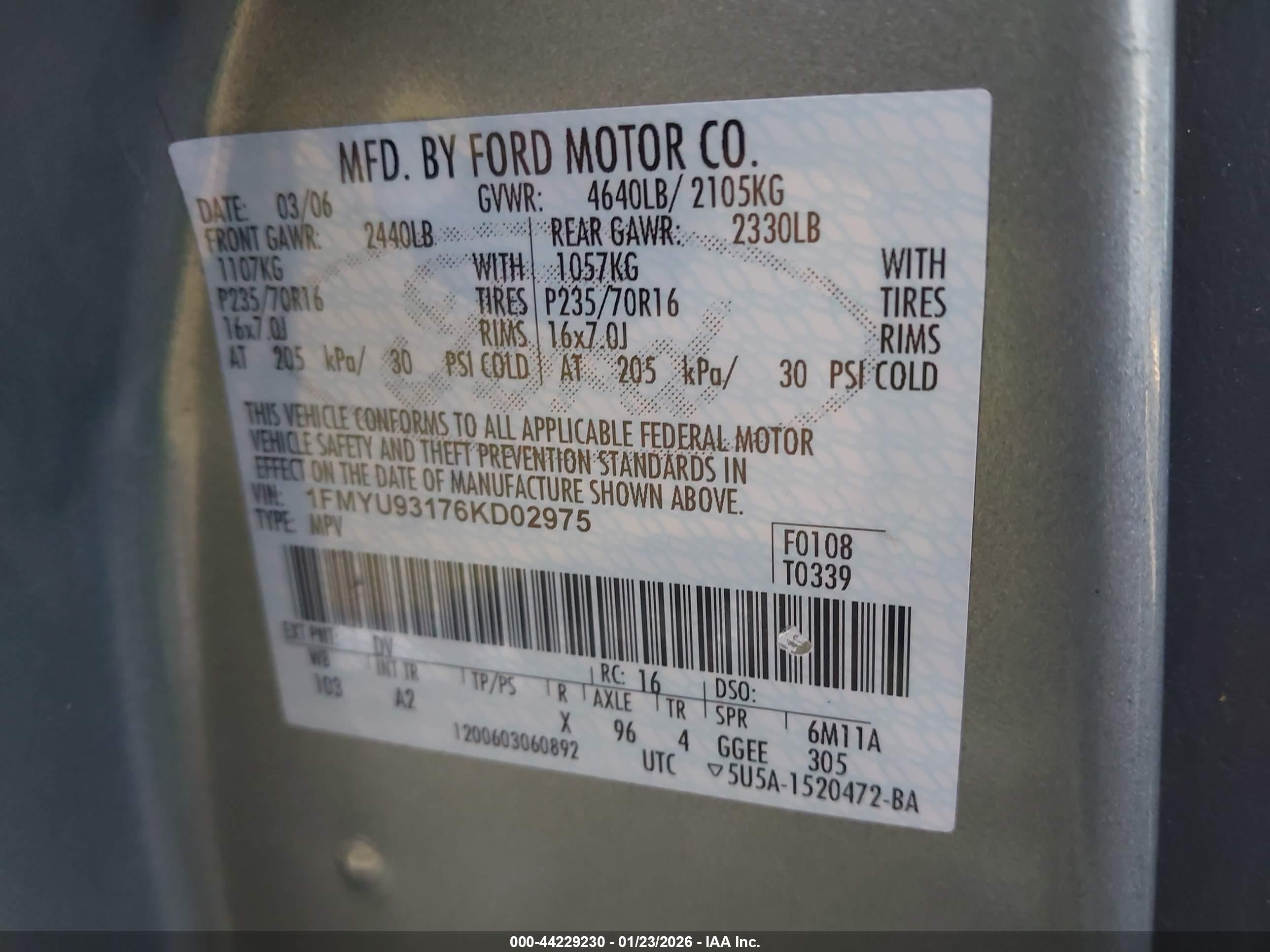 FORD ESCAPE image 9