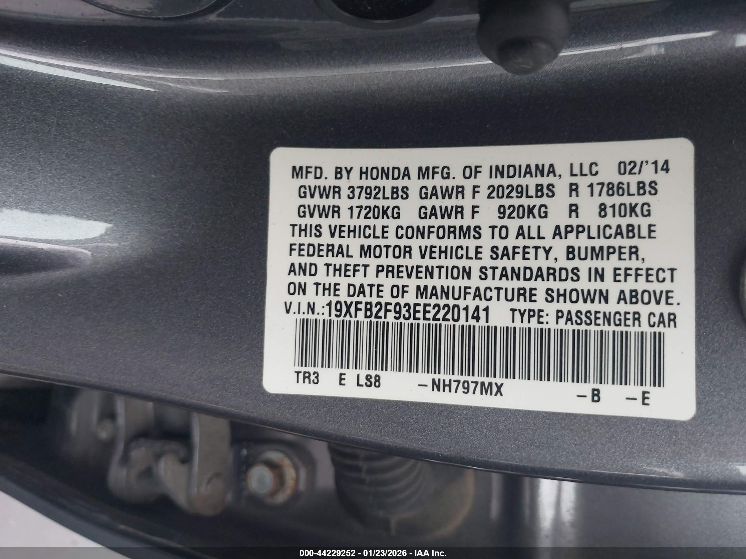 HONDA CIVIC image 9