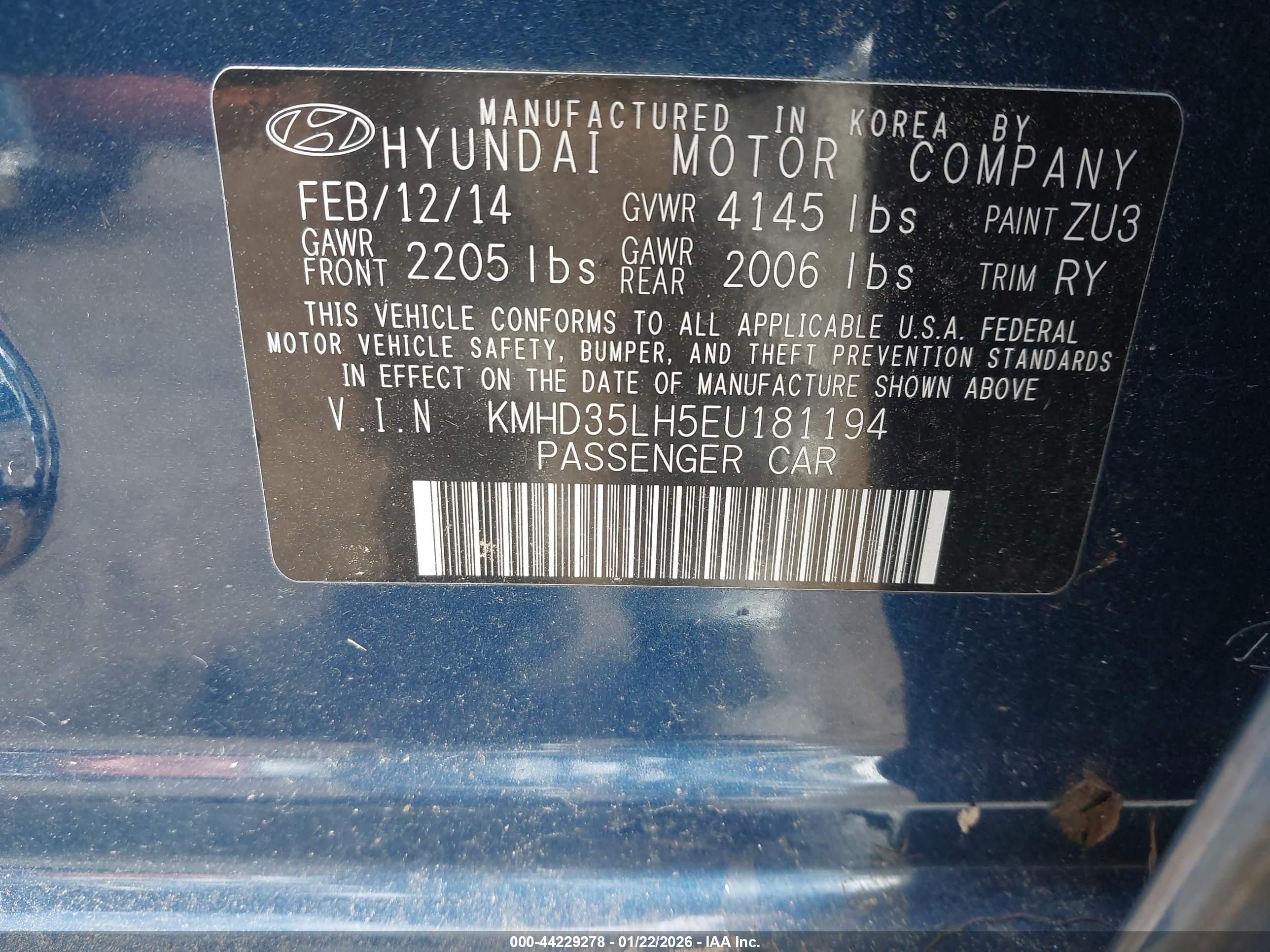 HYUNDAI ELANTRA image 9