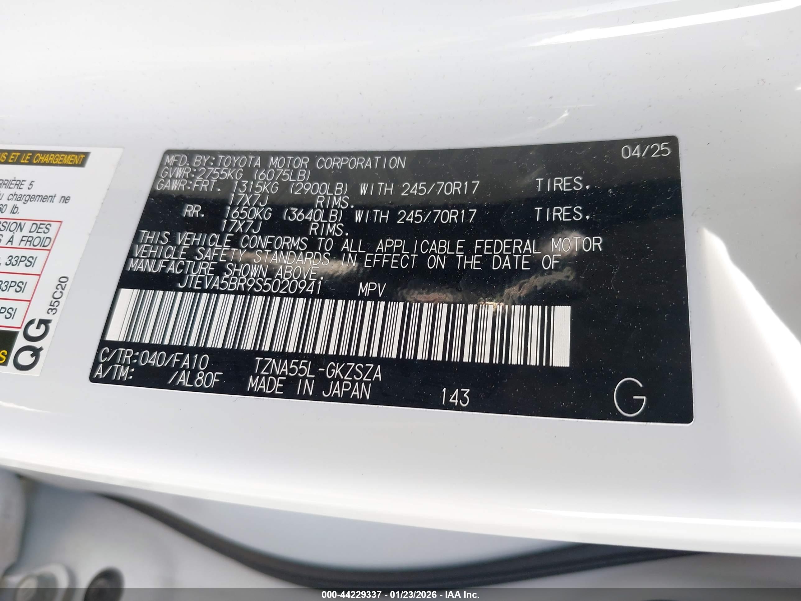 TOYOTA 4RUNNER image 9