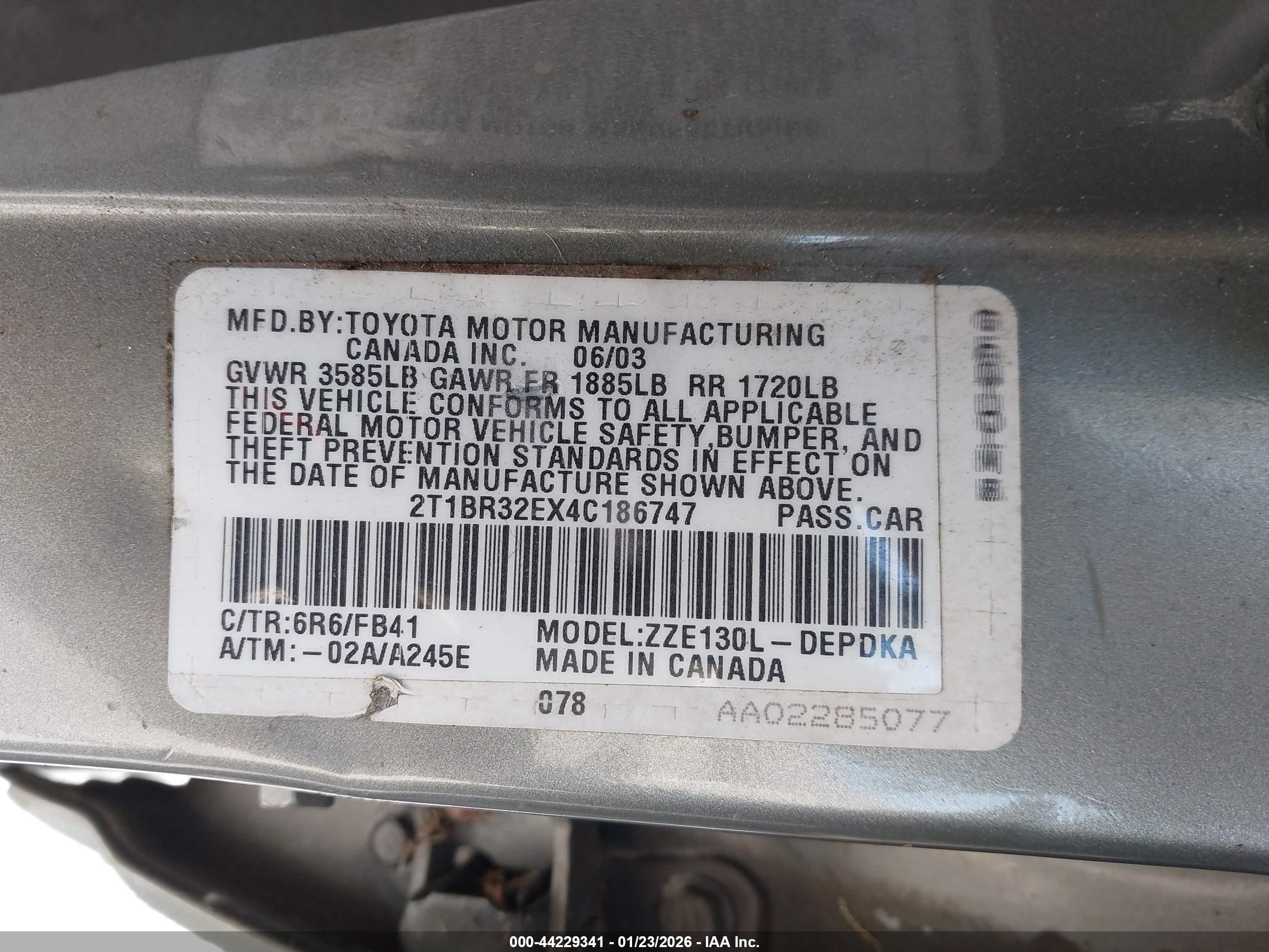 TOYOTA COROLLA image 9