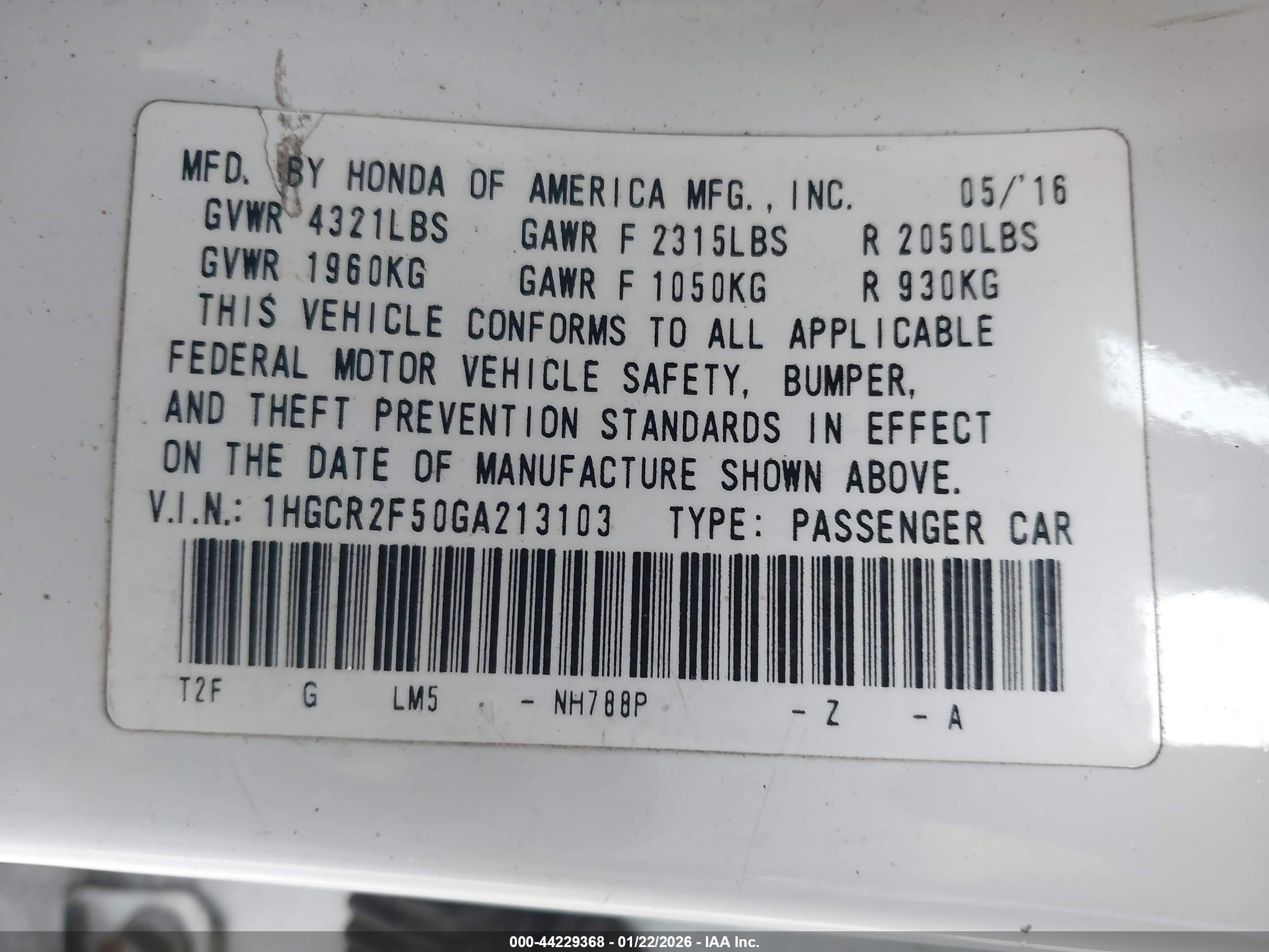 HONDA ACCORD image 9