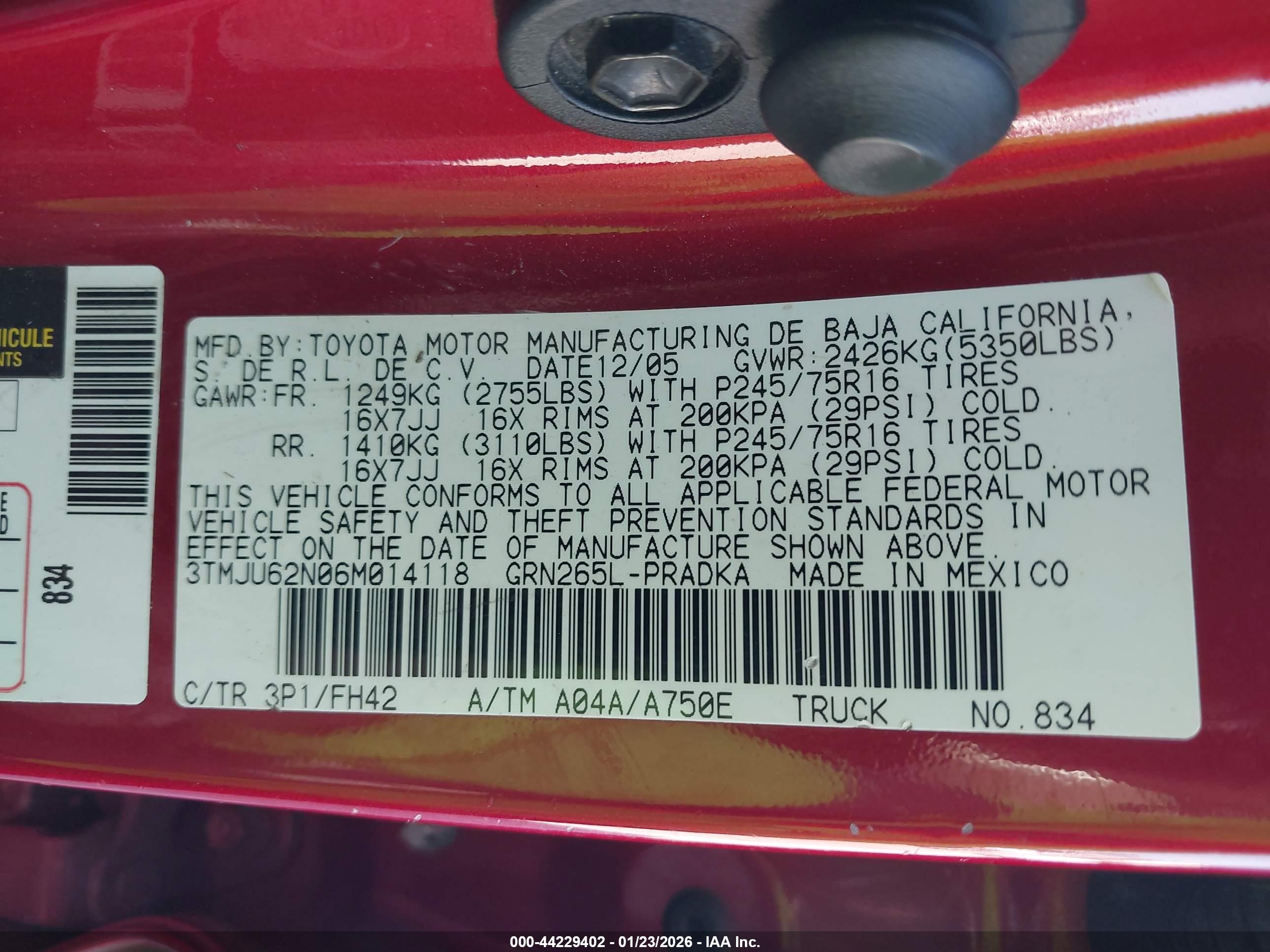 TOYOTA TACOMA image 9