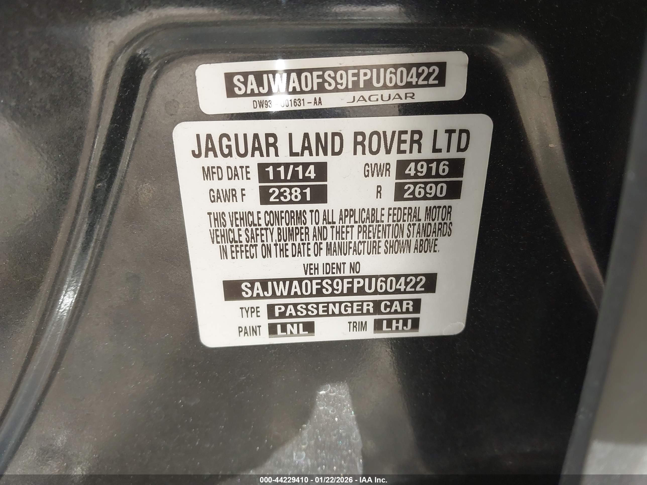 JAGUAR XF image 9