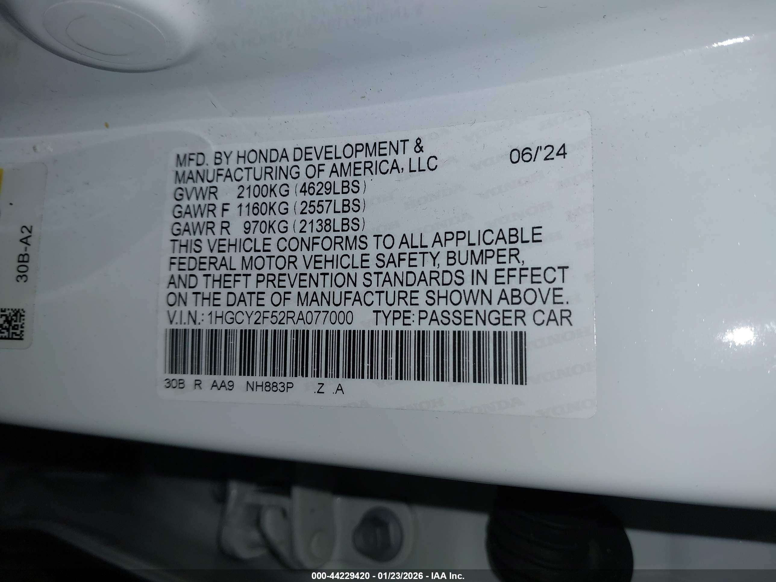 HONDA ACCORD image 9