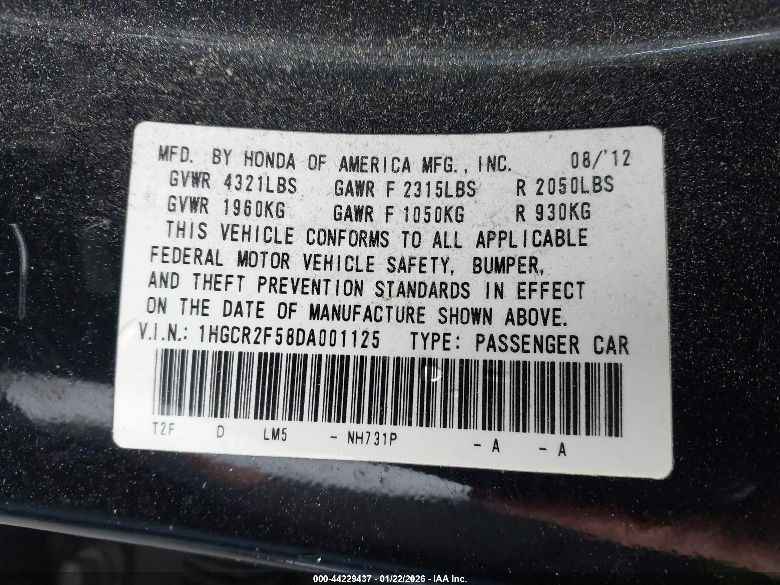 HONDA ACCORD image 9