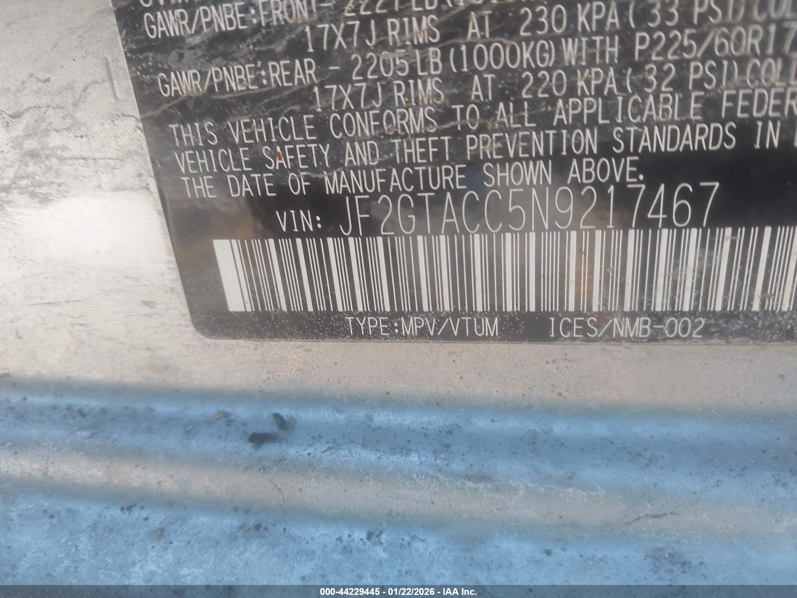 SUBARU CROSSTREK image 9