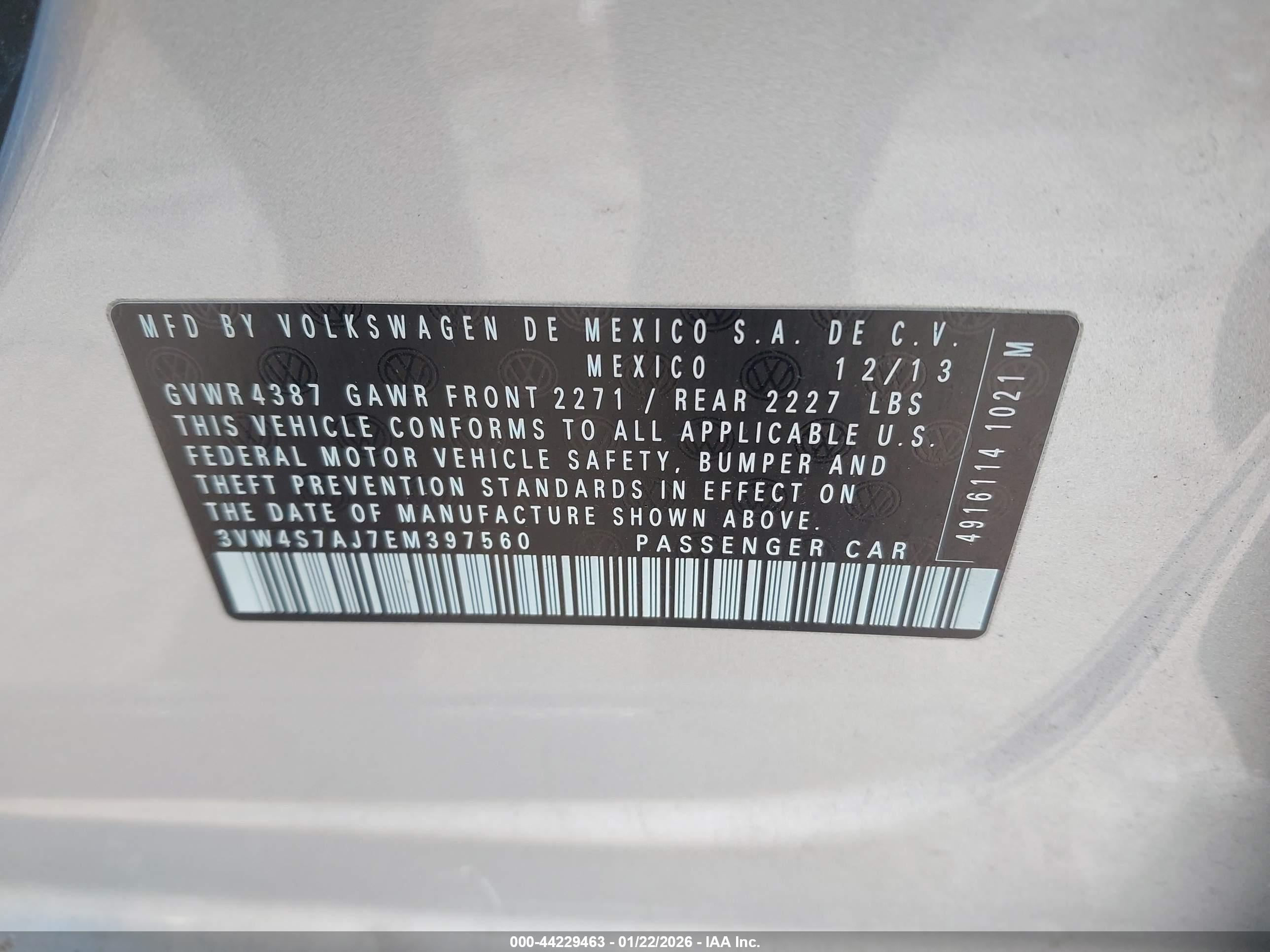 VOLKSWAGEN JETTA image 9