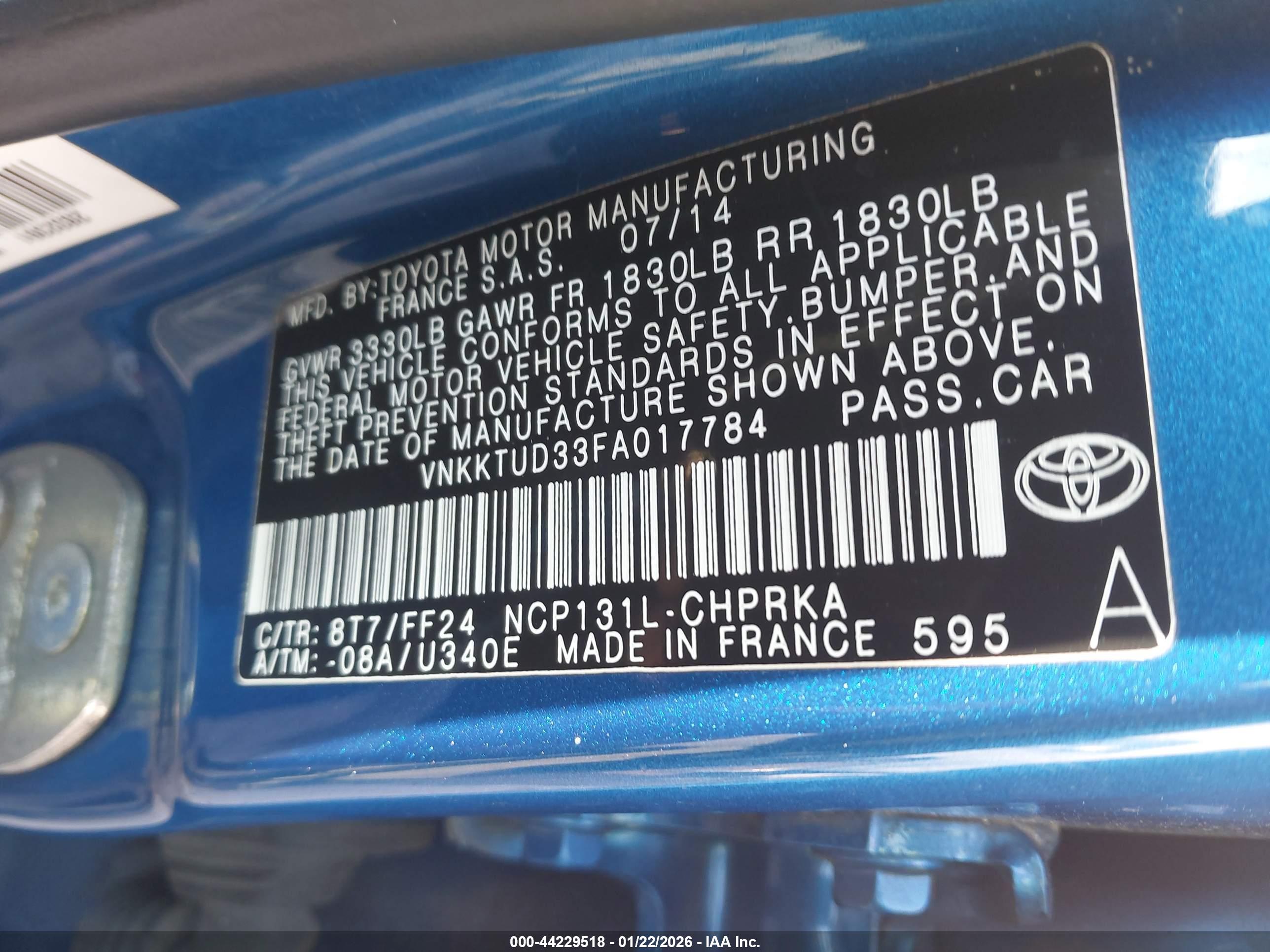 TOYOTA YARIS image 9